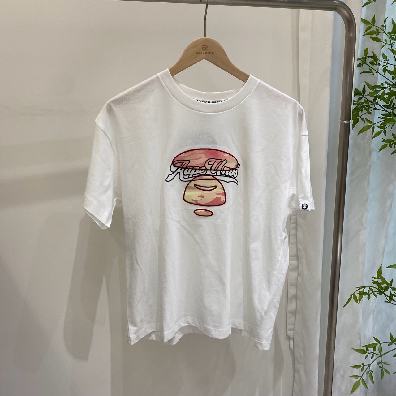 Aape 漸變迷彩猿人頭印花短T W1902XXQ