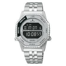 精工 SEIKO Men Watch Digital Quartz HFL002P (silver) / HFL003P (gold) 男士石英數位腕錶