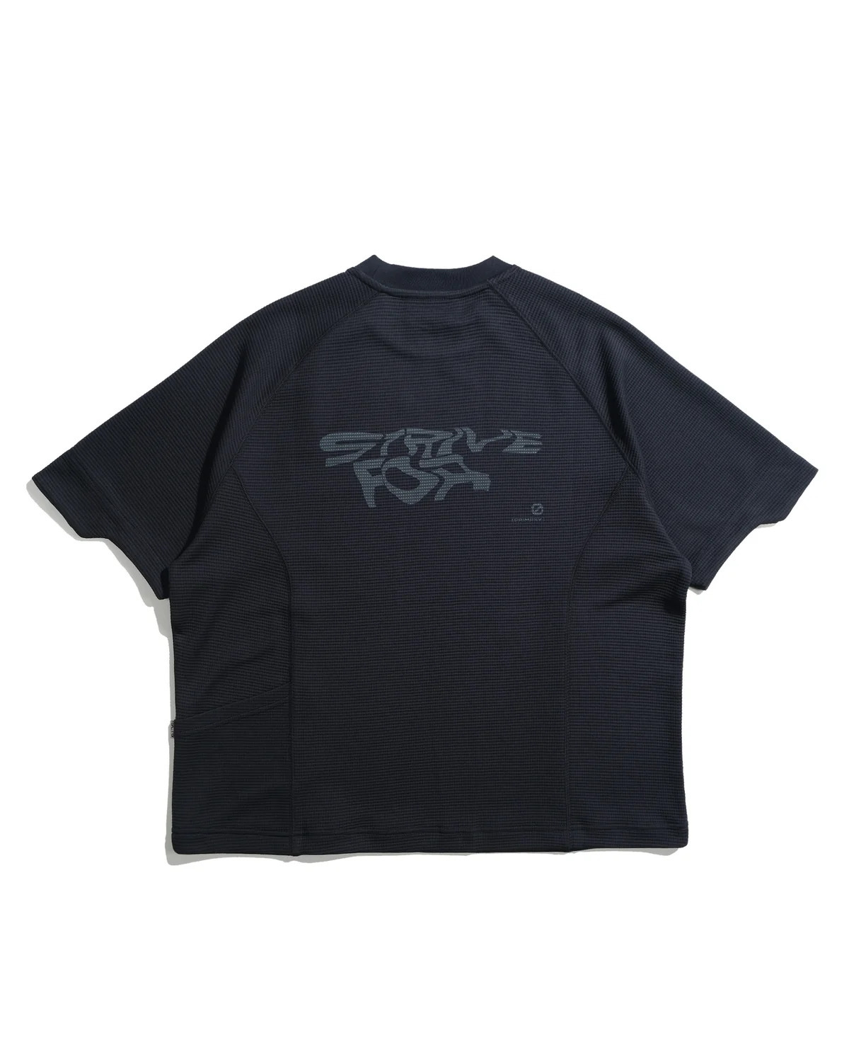 Octo Gambol  Light Grid Waffle T-shirt  - Dark-Navy | S26-PR-T3