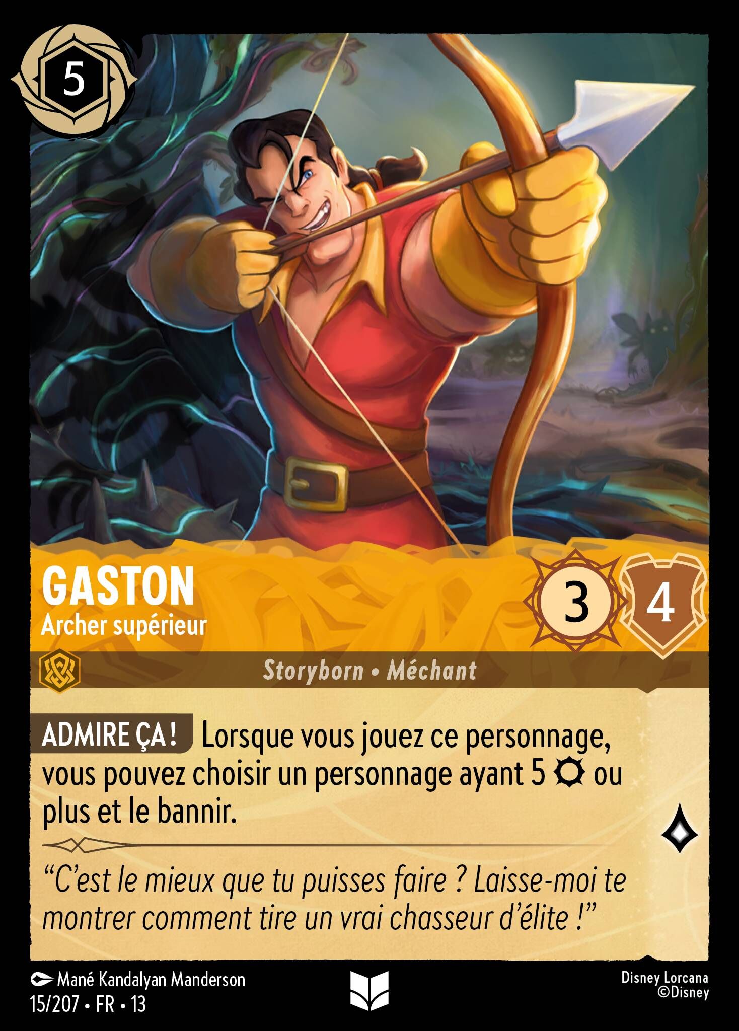 Attack of the Vine! - 15/207 Gaston – Superior Archer UC