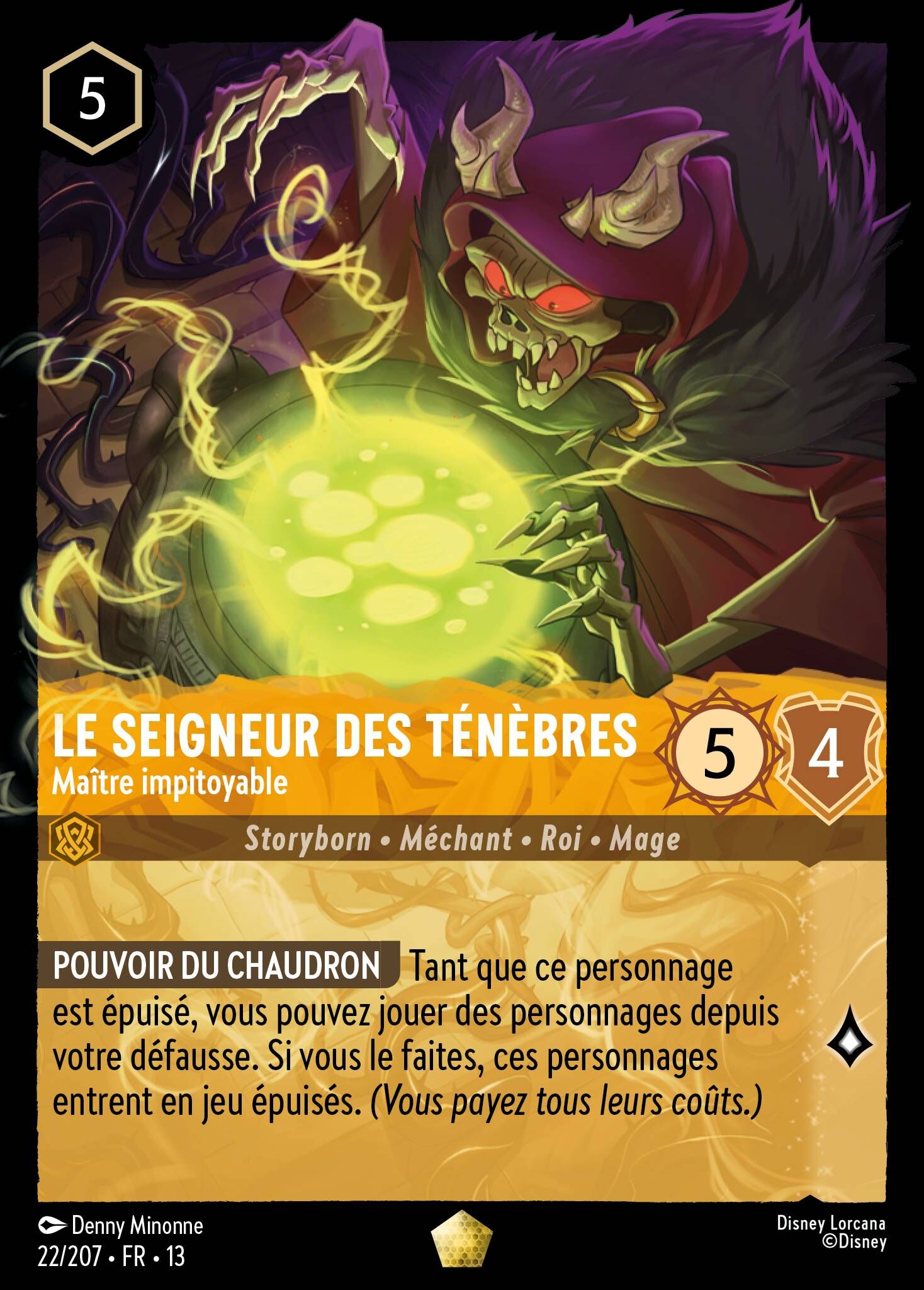 Attack of the Vine! - 22/207 The Horned King – Merciless Master L