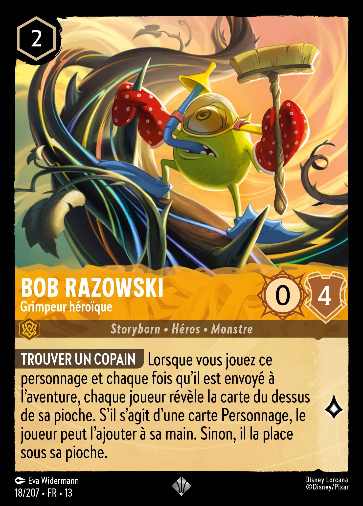 Attack of the Vine! - 18/207 Mike Wazowski – Heroic Climber SR
