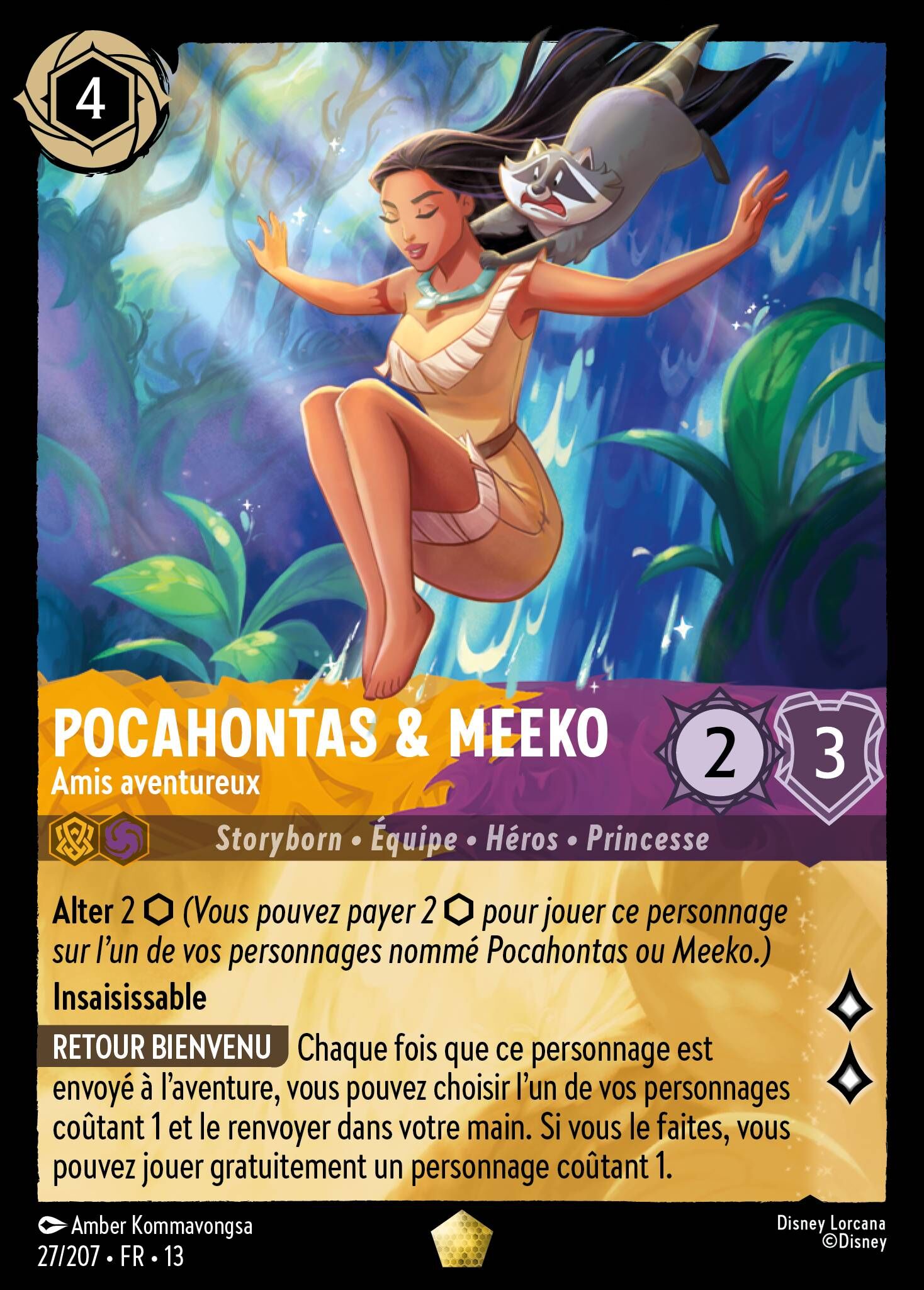 Attack of the Vine! - 27/207 Pocahontas & Meeko – Adventurous Friends L