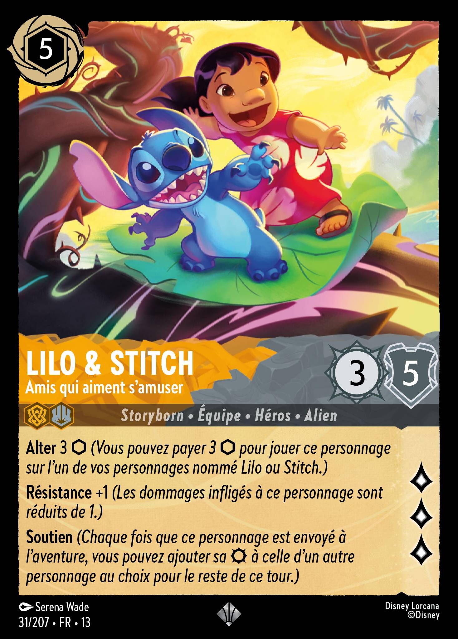 Attack of the Vine! - 31/207 Lilo & Stitch - Fun-Loving Friends SR