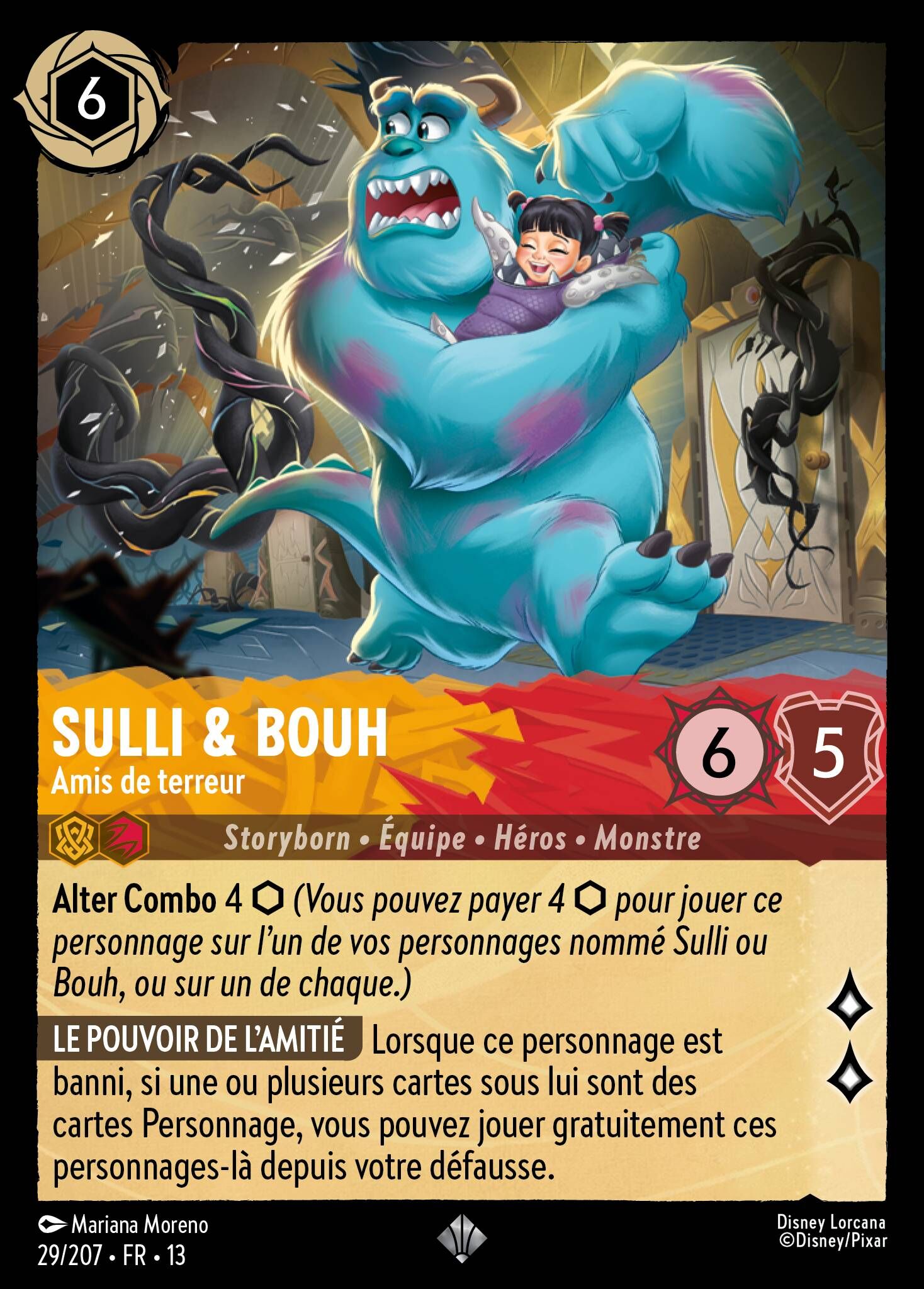 Attack of the Vine! - 29/207 Sulley & Boo – Scare Buddies SR