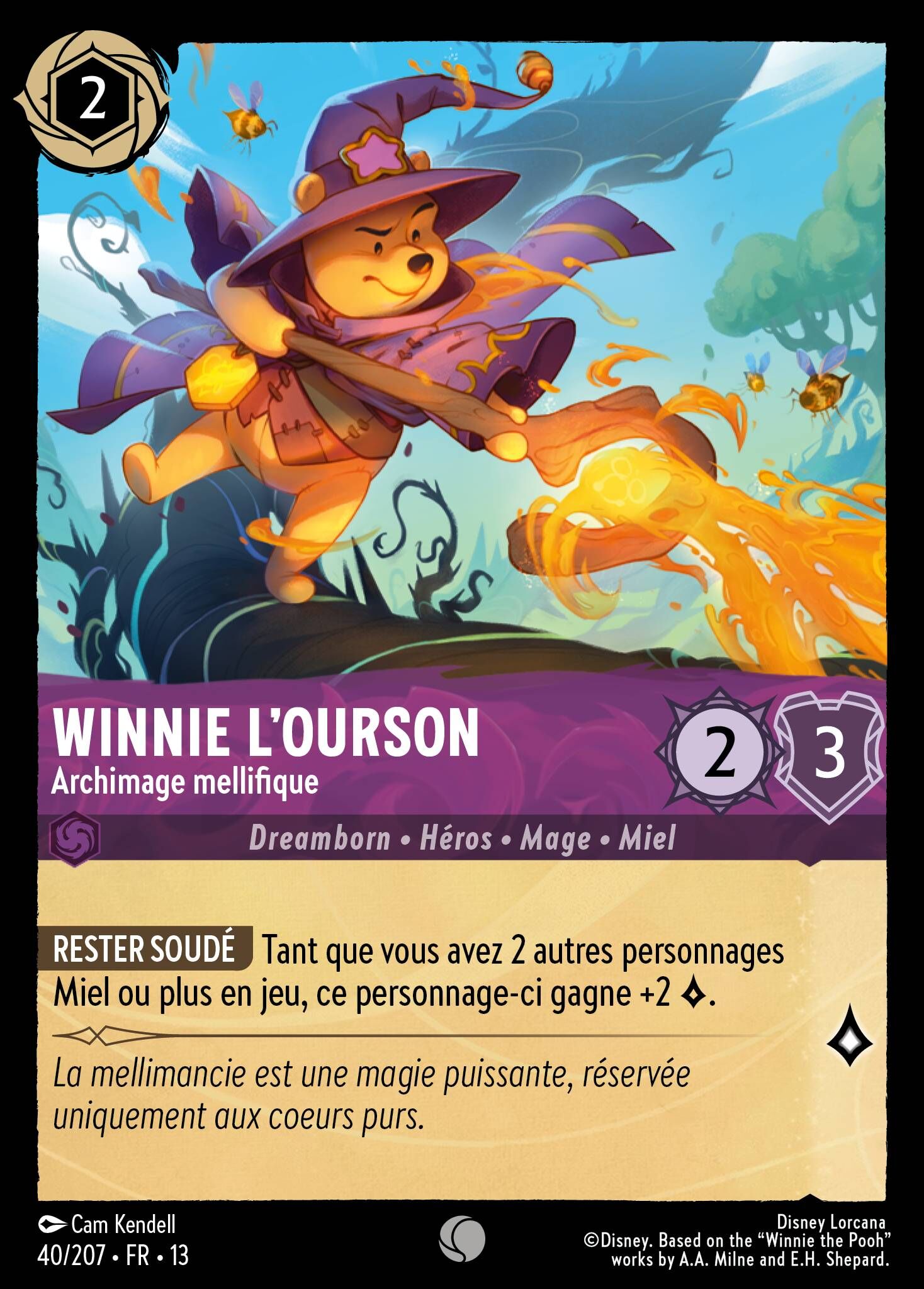 Attack of the Vine! - 40/207 Winnie the Pooh - Hunny Archmage C