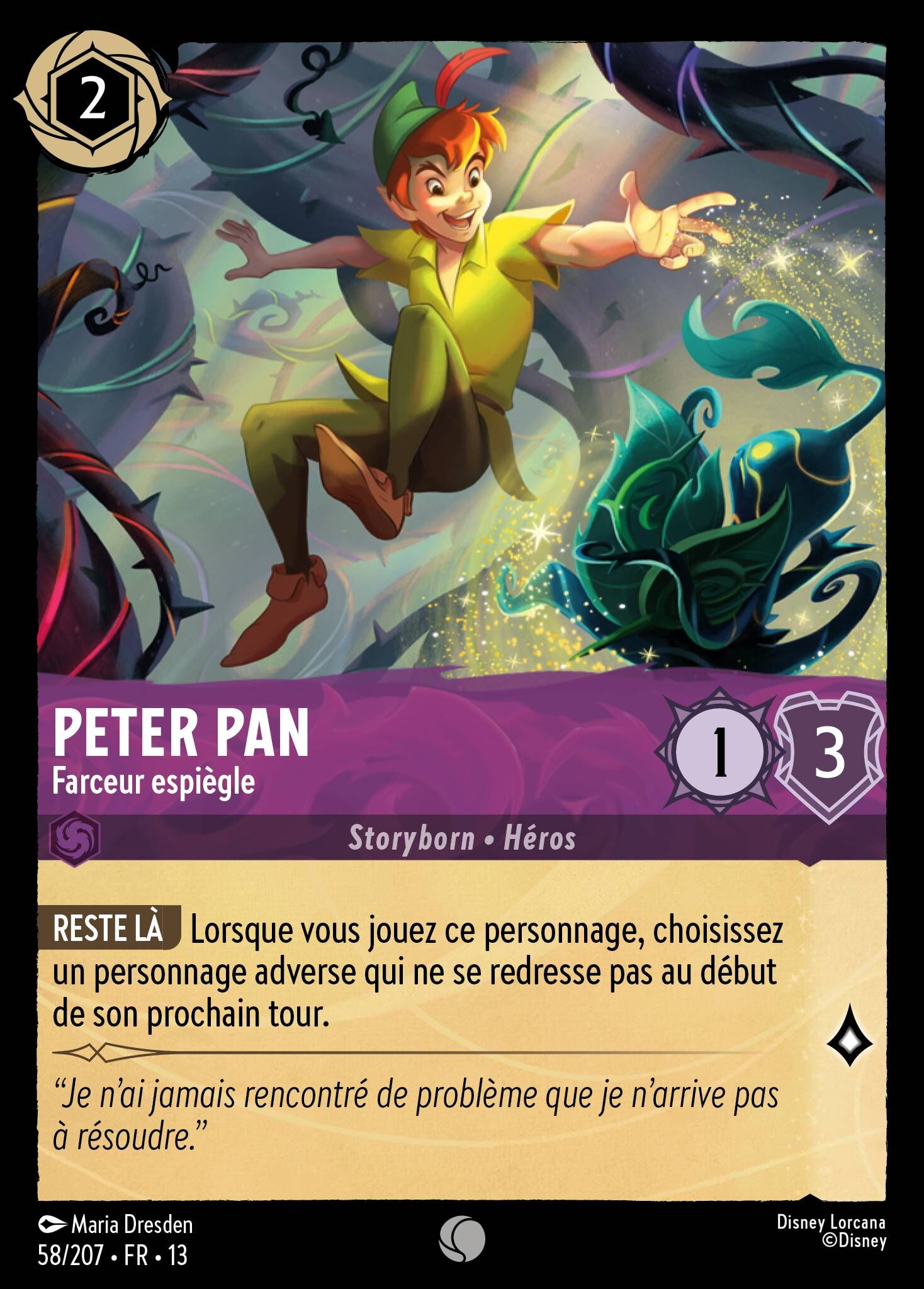Attack of the Vine! - 58/207 Peter Pan - Playful Prankster C