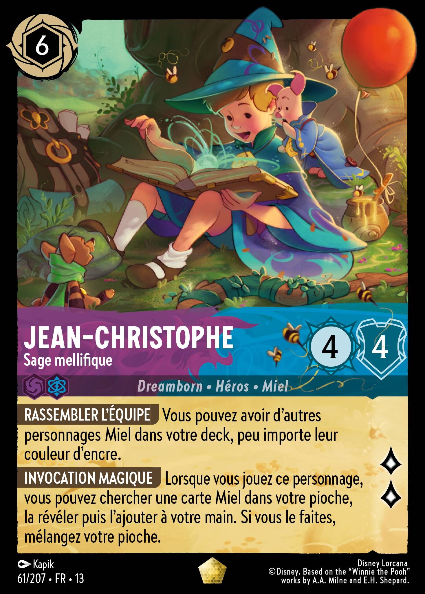 Attack of the Vine! - 61/207 Christopher Robin - Hunny Sage L