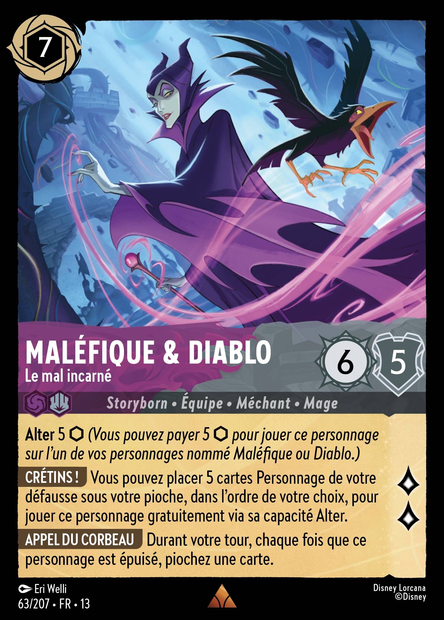 Attack of the Vine! - 63/207 Maleficent & Diablo - Evil Incarnate R