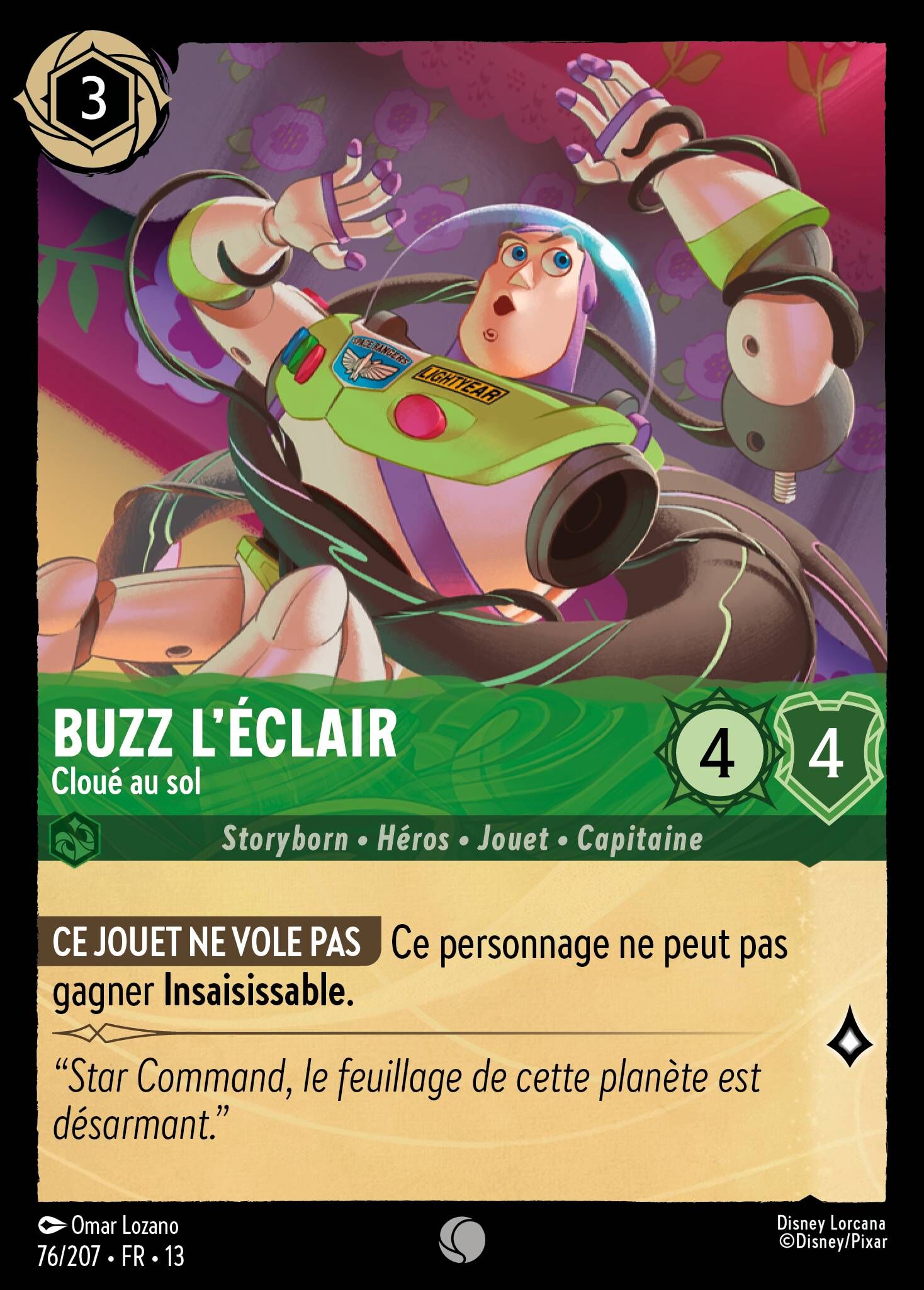Attack of the Vine! - 76/207 Buzz Lightyear - Grounded C