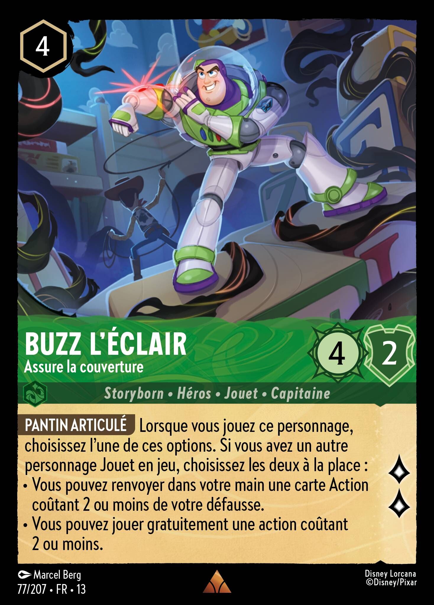 Attack of the Vine! - 77/207 Buzz Lightyear - Providing Cover R