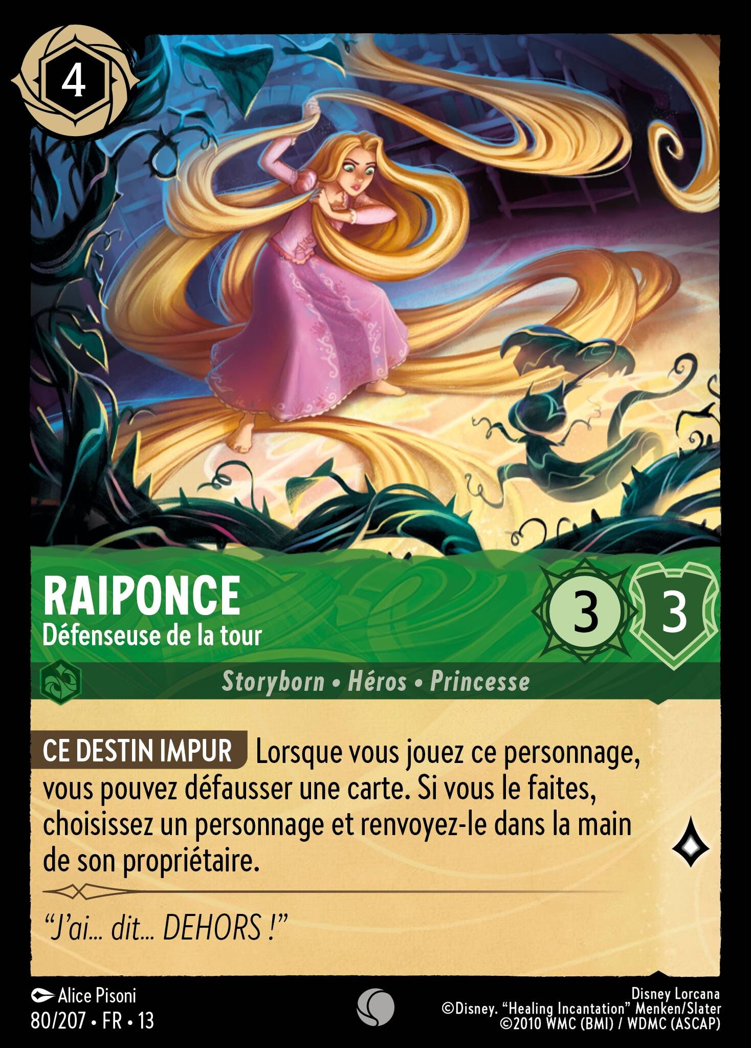 Attack of the Vine! - 80/207 Rapunzel - Tower Defender C