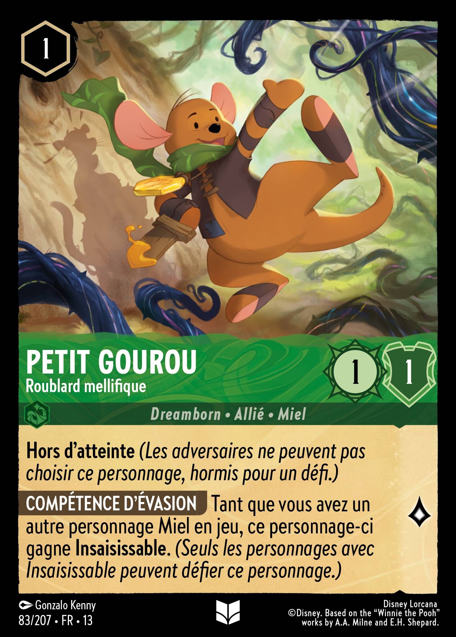 Attack of the Vine! - 83/207 Roo - Hunny Rogue UC