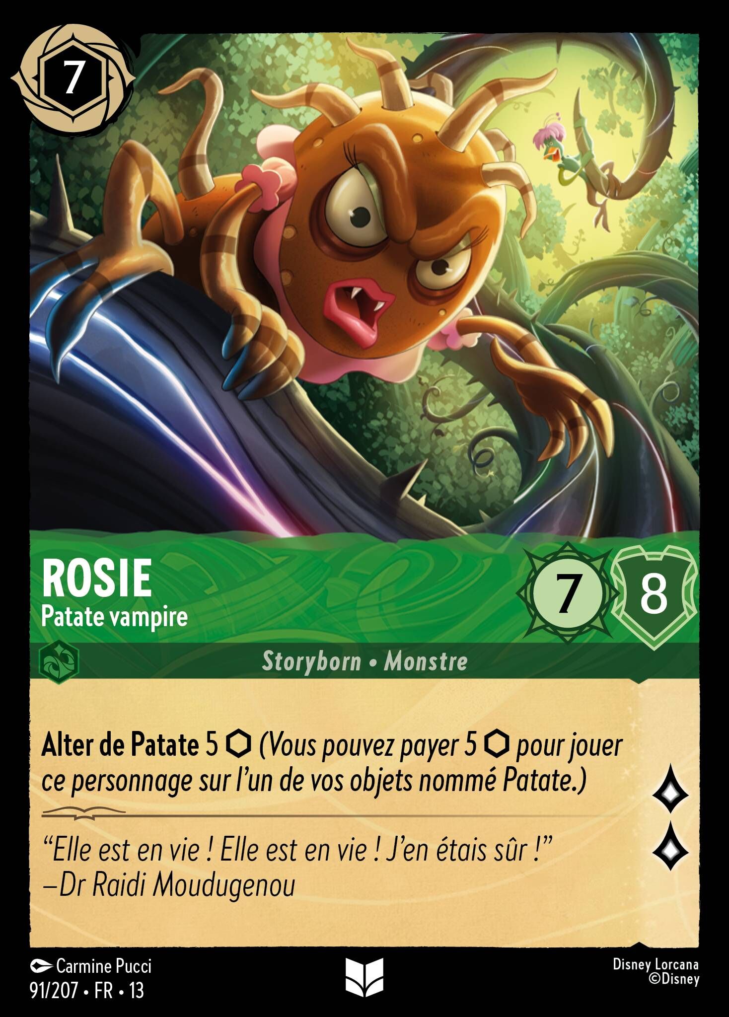 Attack of the Vine! - 91/207 Posey - Vampire Potato UC