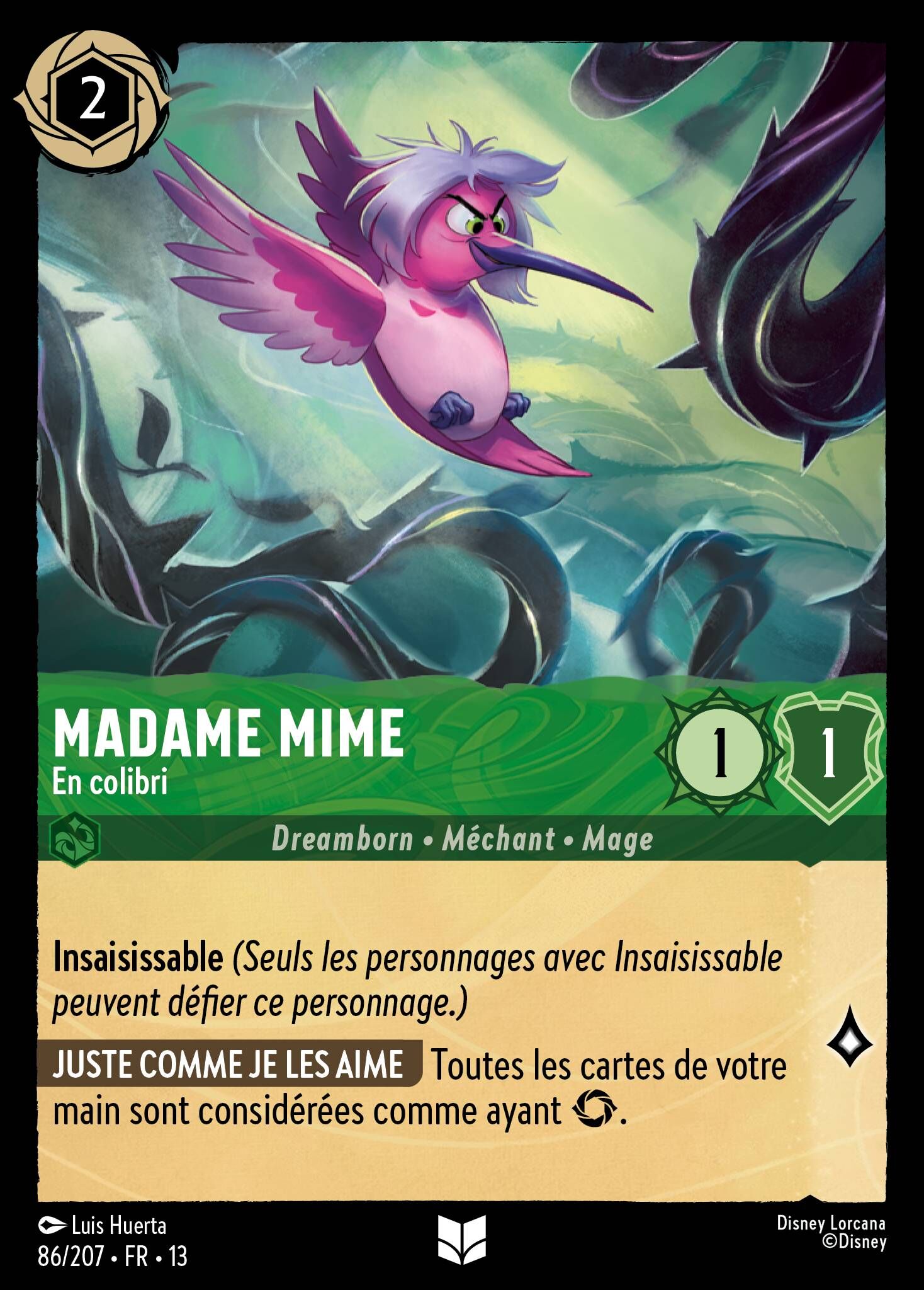 Attack of the Vine! - 86/207 Madam Mim - Hummingbird UC