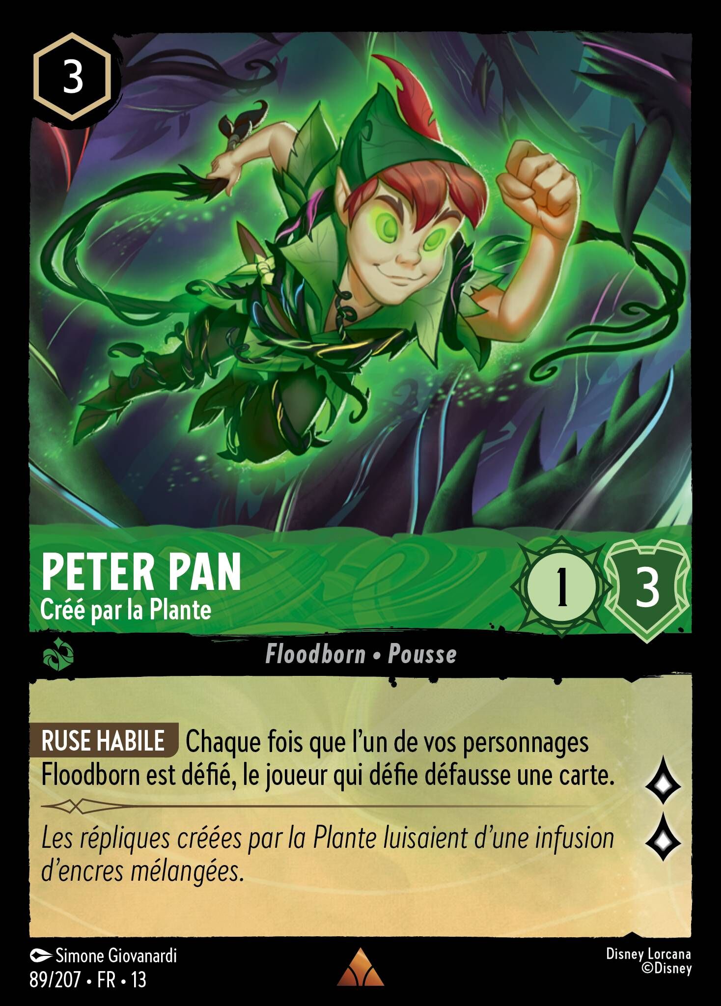Attack of the Vine! - 89/207 Peter Pan - Created by the Vine R