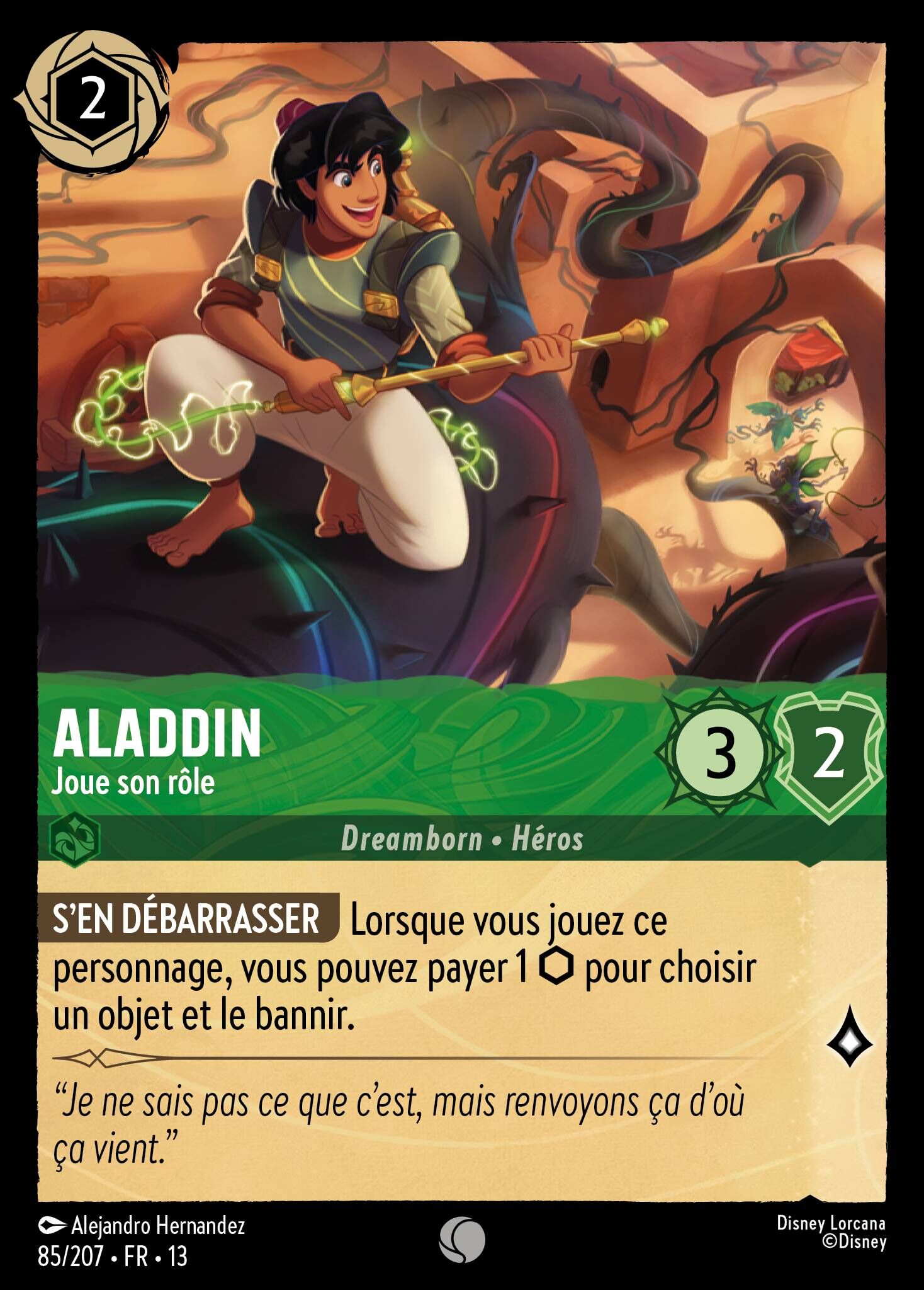 Attack of the Vine! - 85/207 Aladdin - Doing His Part C