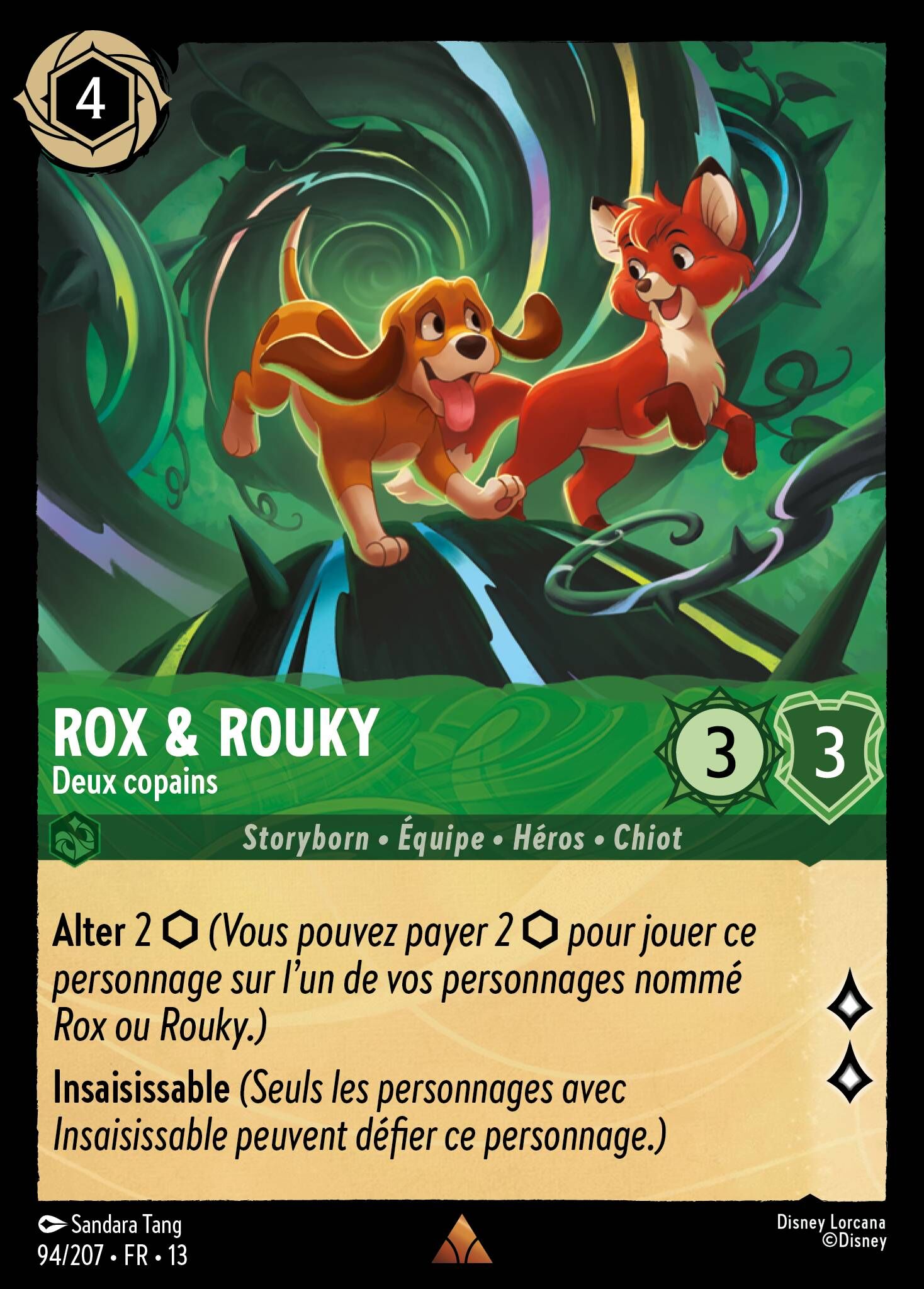 Attack of the Vine! - 94/207 Tod & Copper - Best of Friends R