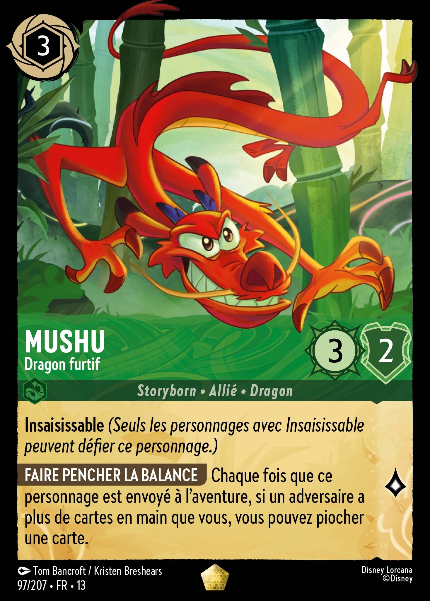 Attack of the Vine! - 97/207 Mushu - Stealthy Dragon L