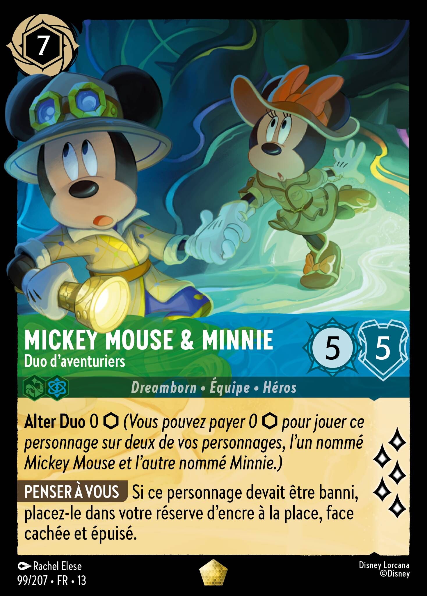 Attack of the Vine! - 99/207 Mickey Mouse & Minnie Mouse - Adventuring Duo L