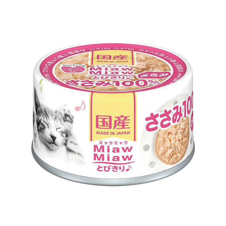 Aixia丨MiawMiaw 雞肉貓罐頭 60g (粉) (AXA-2716)