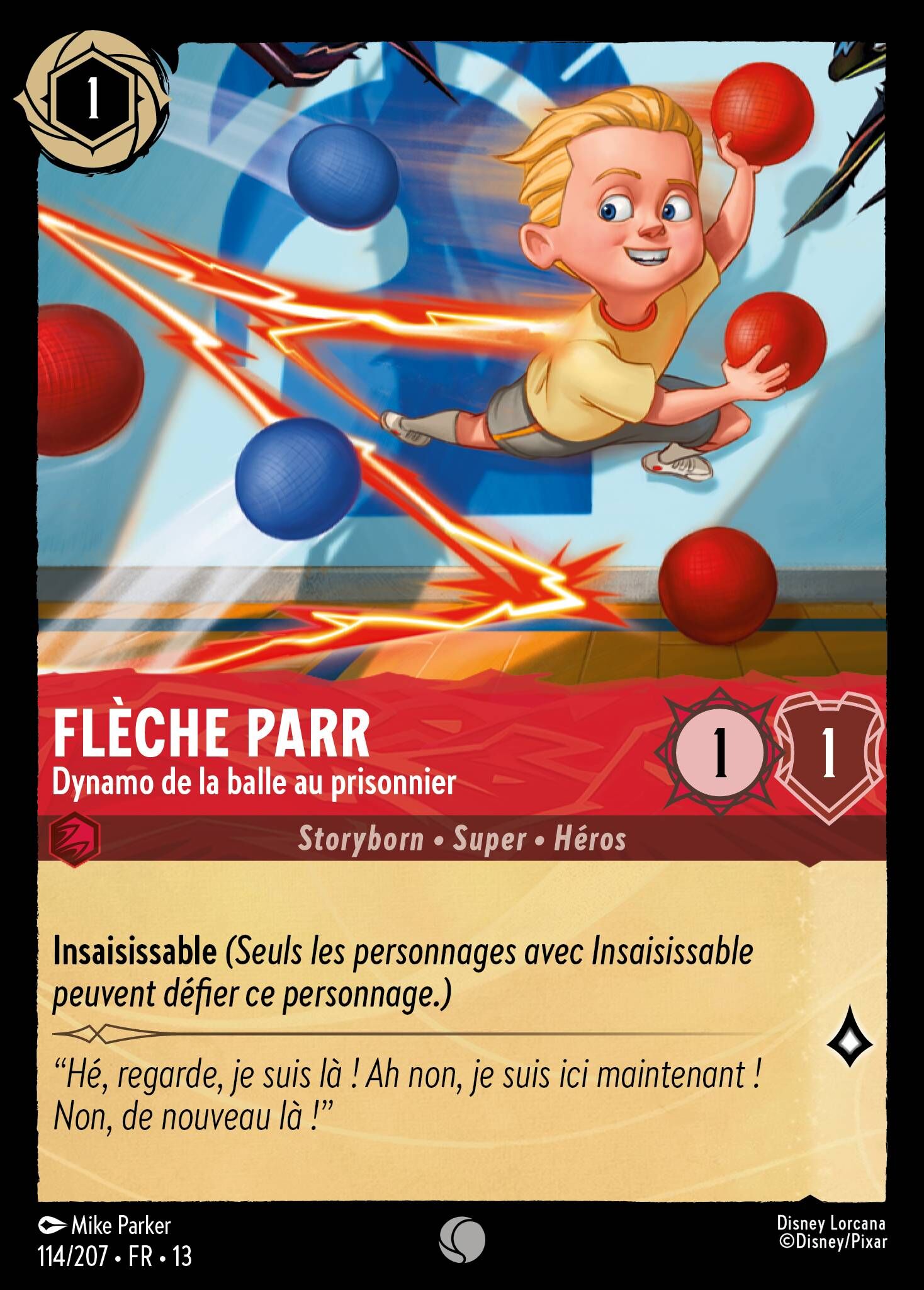 Attack of the Vine! - 114/207 Dash Parr - Dodgeball Dynamo C