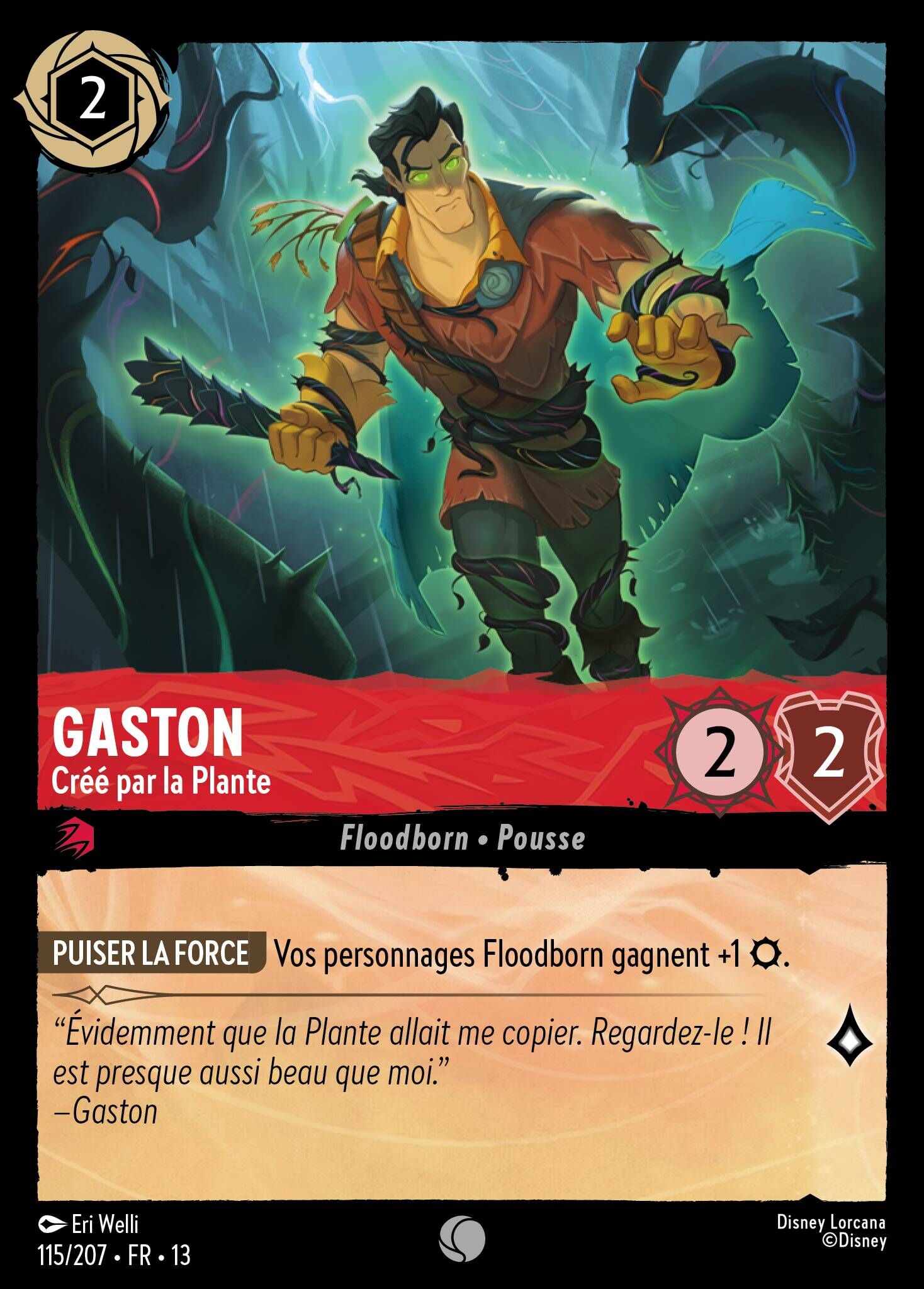 Attack of the Vine! - 115/207 Gaston - Created by the Vine C
