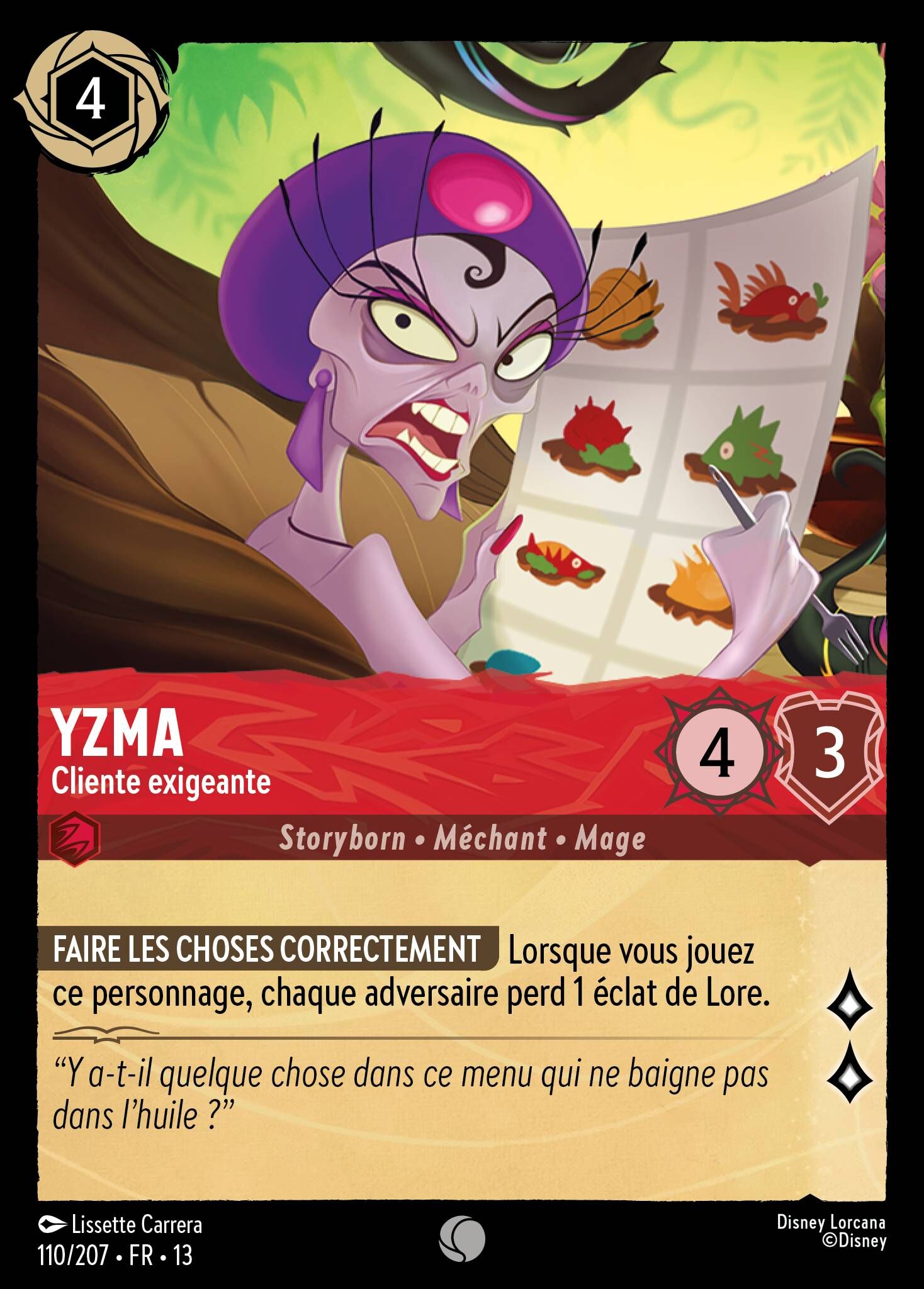 Attack of the Vine! - 110/207 Yzma - Choosy Customer C