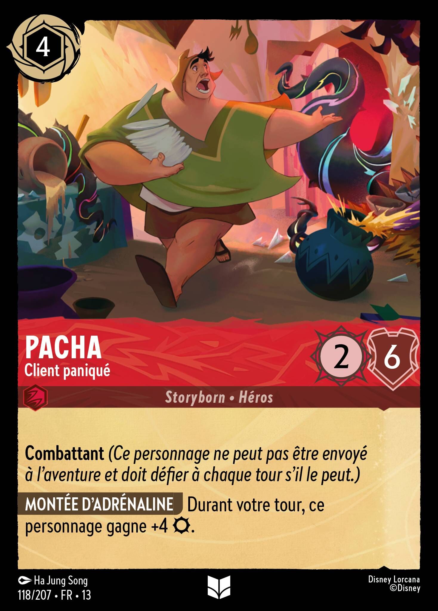 Attack of the Vine! - 118/207 Pacha - Panicked Customer UC