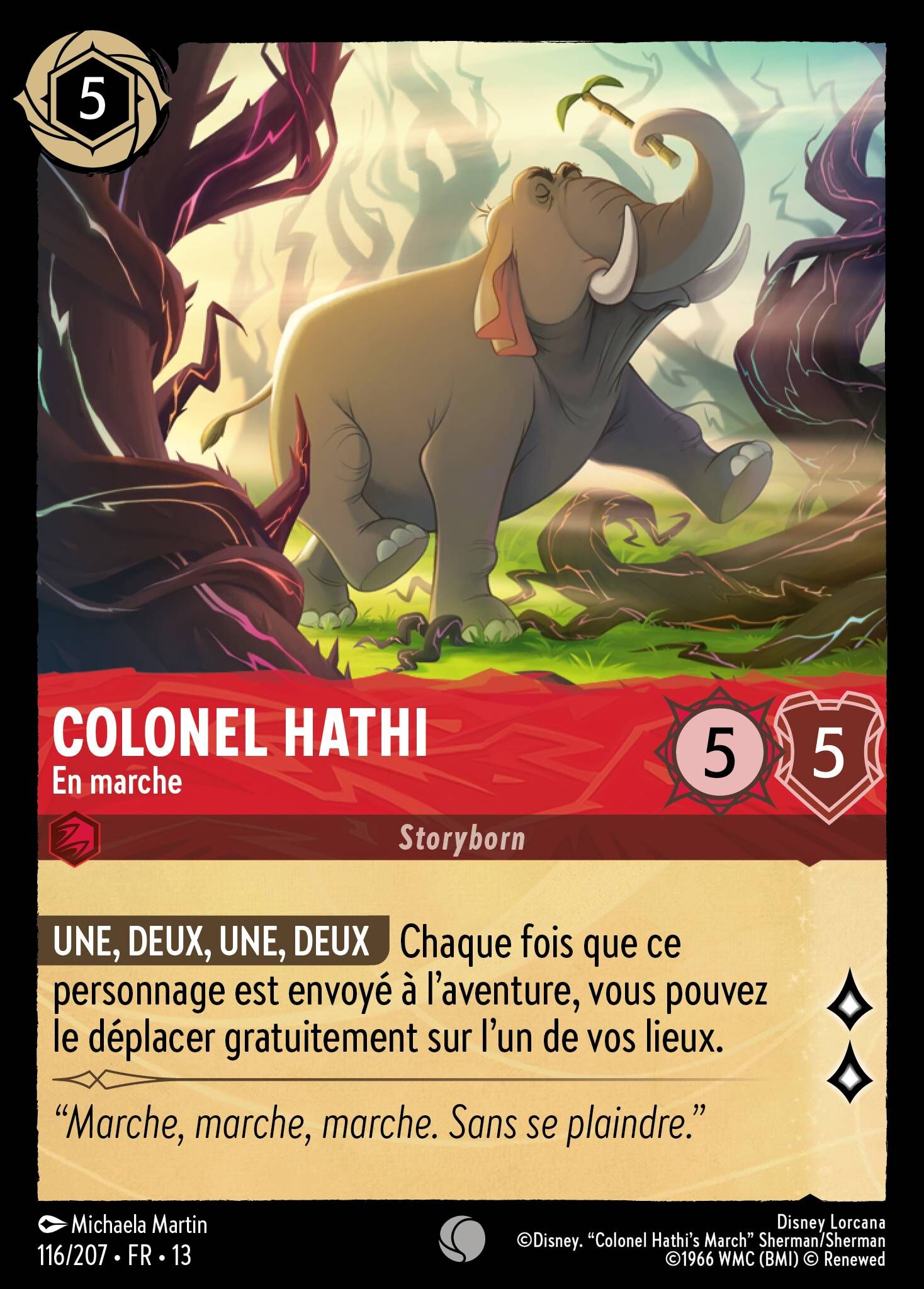 Attack of the Vine! - 116/207 Colonel Hathi - On the March C