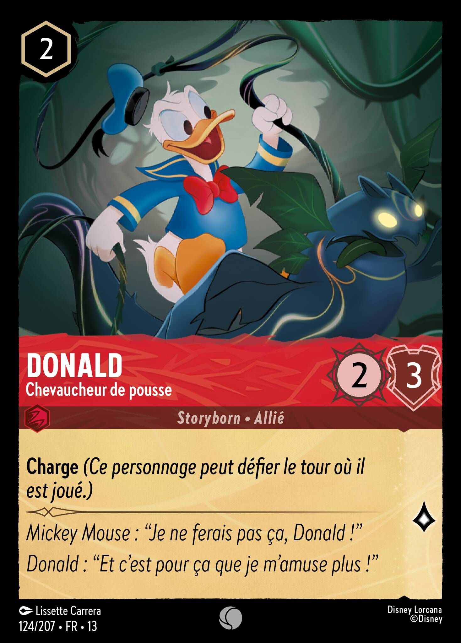 Attack of the Vine! - 124/207 Donald Duck - Vineling Rider C