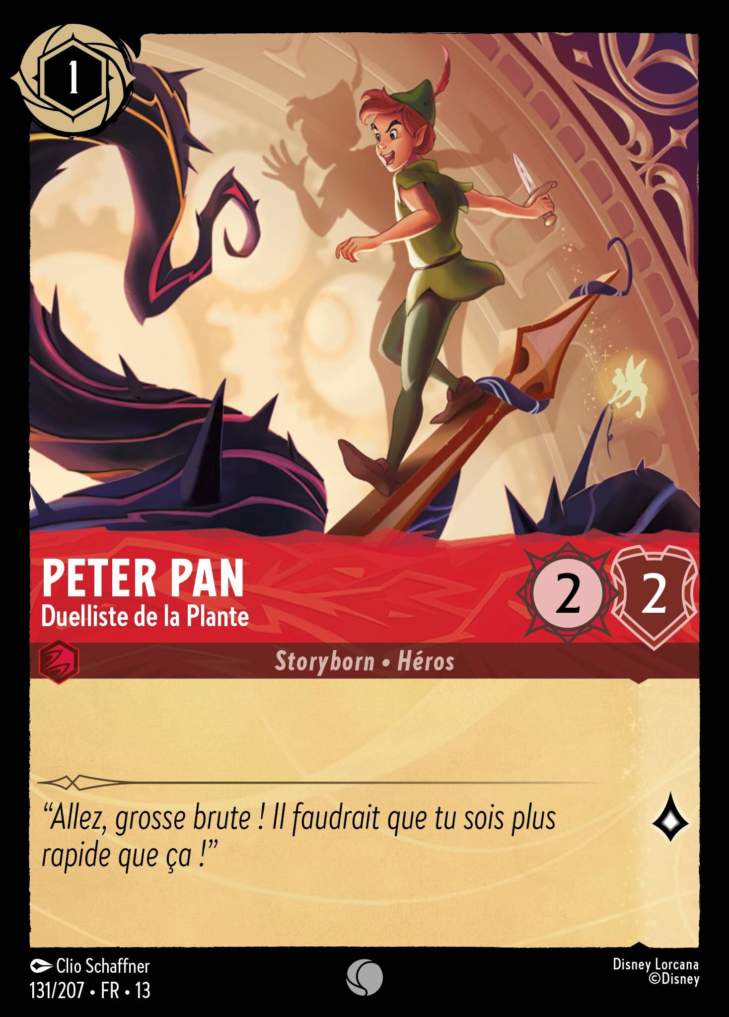 Attack of the Vine! - 131/207 Peter Pan - Vine Duelist C