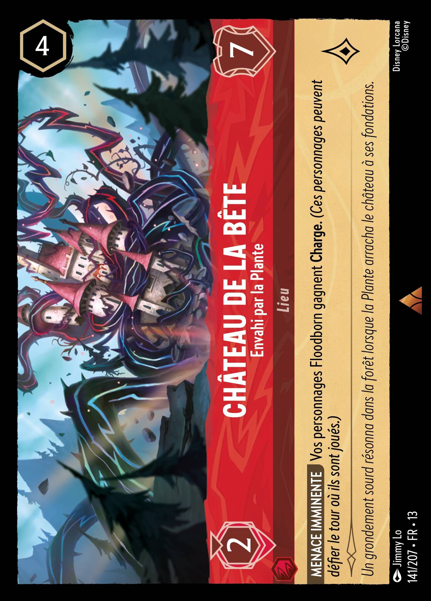 Attack of the Vine! - 141/207 Beast's Castle - Overrun by the Vine R