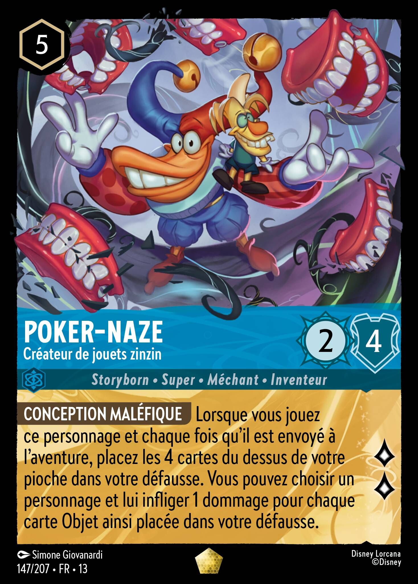 Attack of the Vine! - 147/207 Quackerjack - Loony Toymaker L