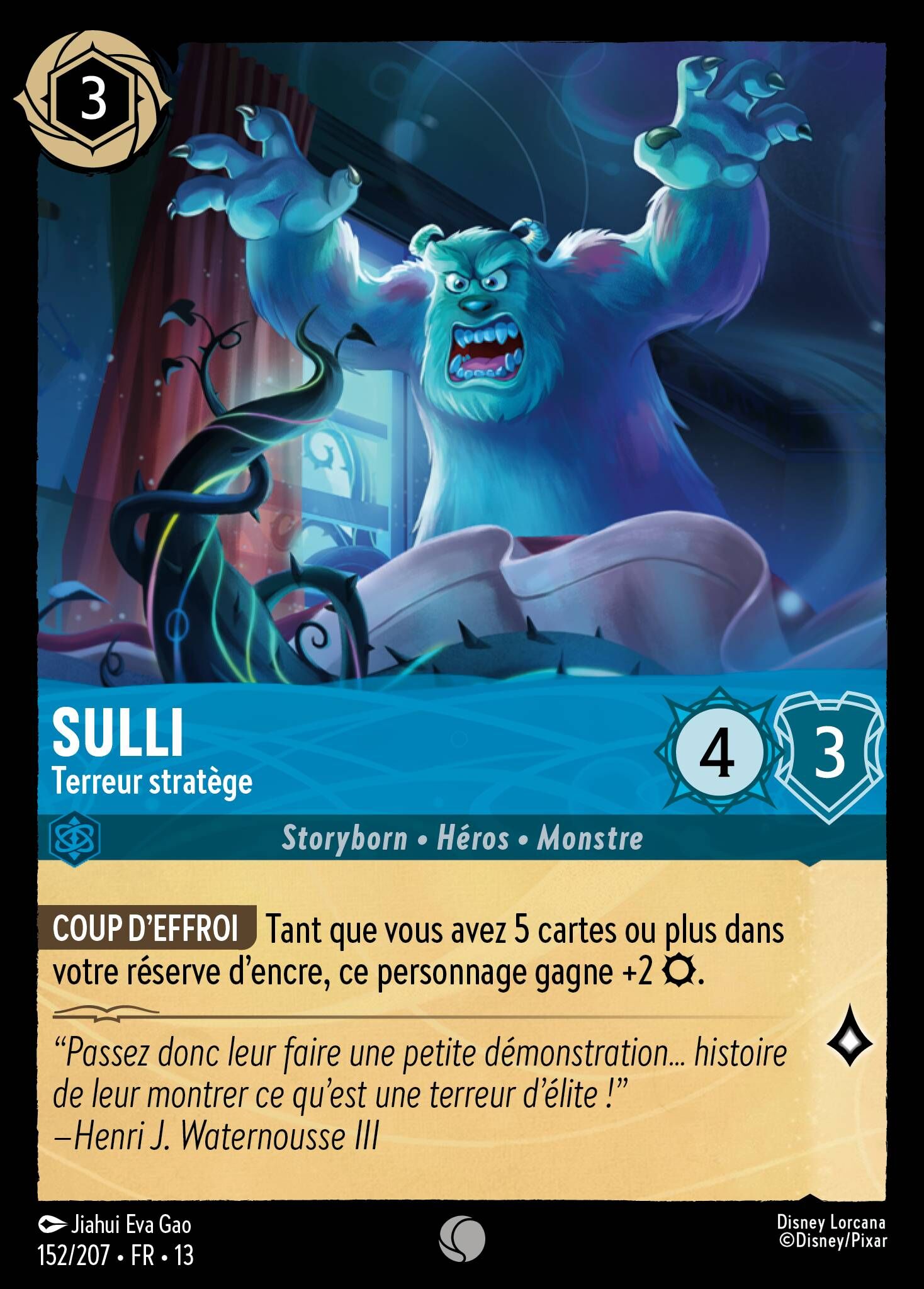 Attack of the Vine! - 152/207 Sulley - Strategic Scarer C