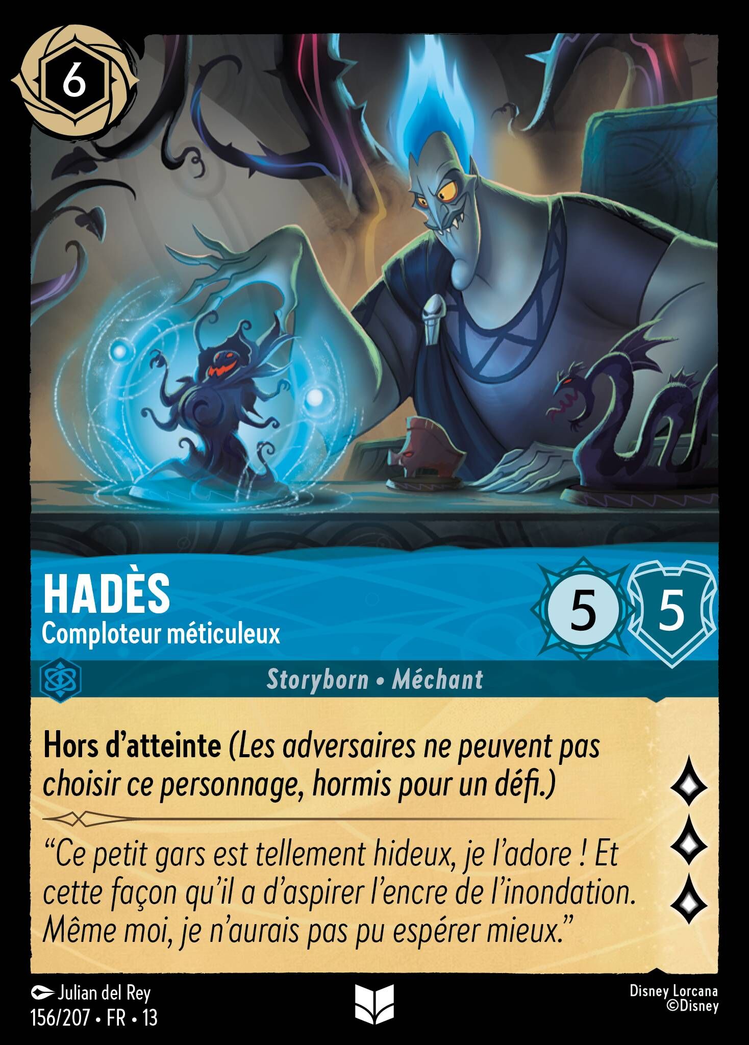 Attack of the Vine! - 156/207 Hades - Meticulous Schemer UC
