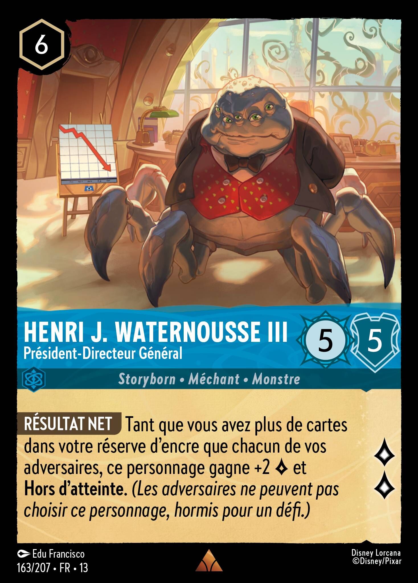 Attack of the Vine! - 163/207 Henry J. Waternoose III - Chief Executive Officer R