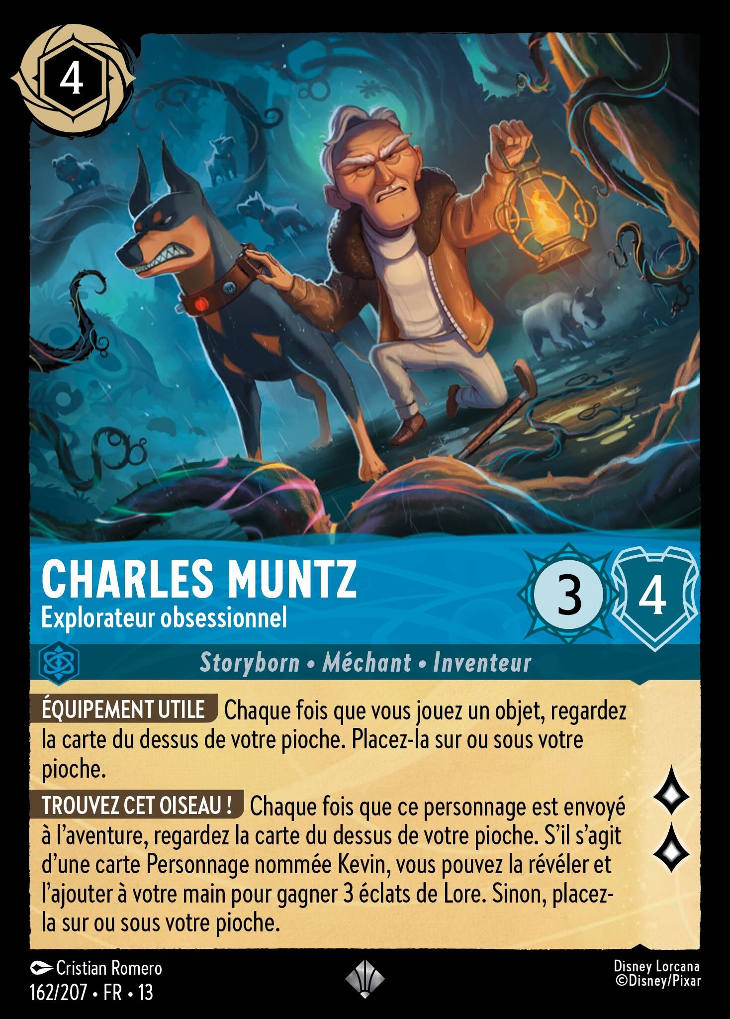 Attack of the Vine! - 162/207 Charles Muntz - Obsessive Explorer SR