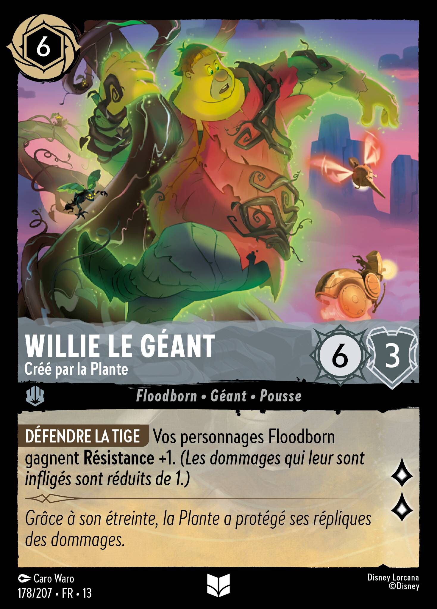 Attack of the Vine! - 178/207 Willie the Giant - Created by the Vine UC