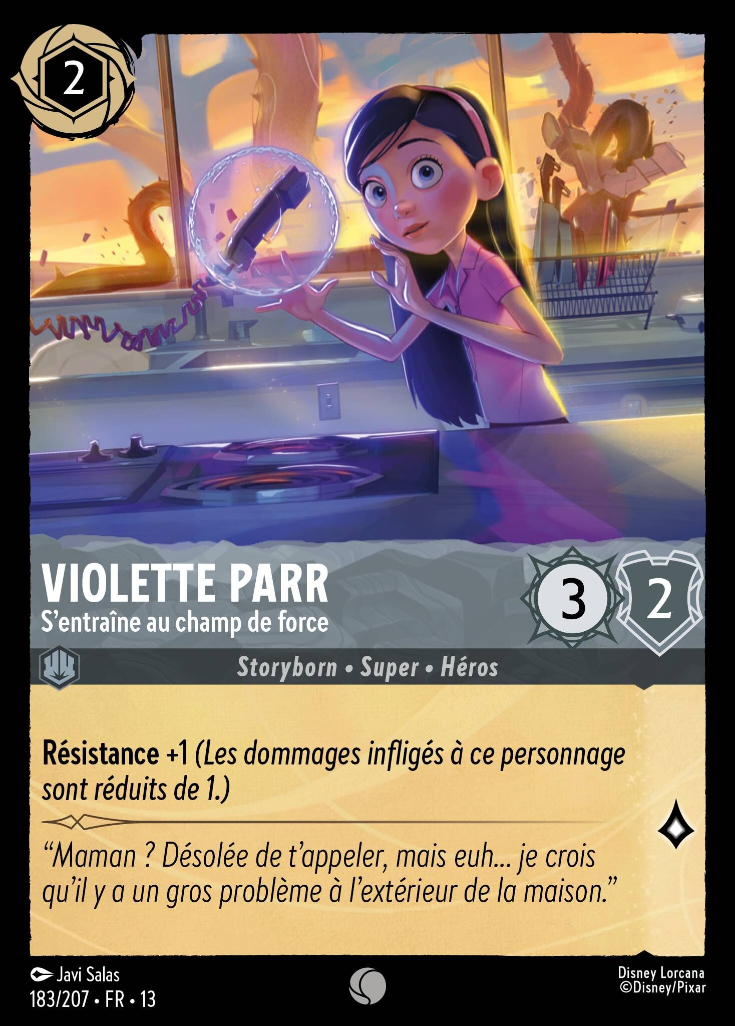 Attack of the Vine! - 183/207 Violet Parr - Force Field Practice C