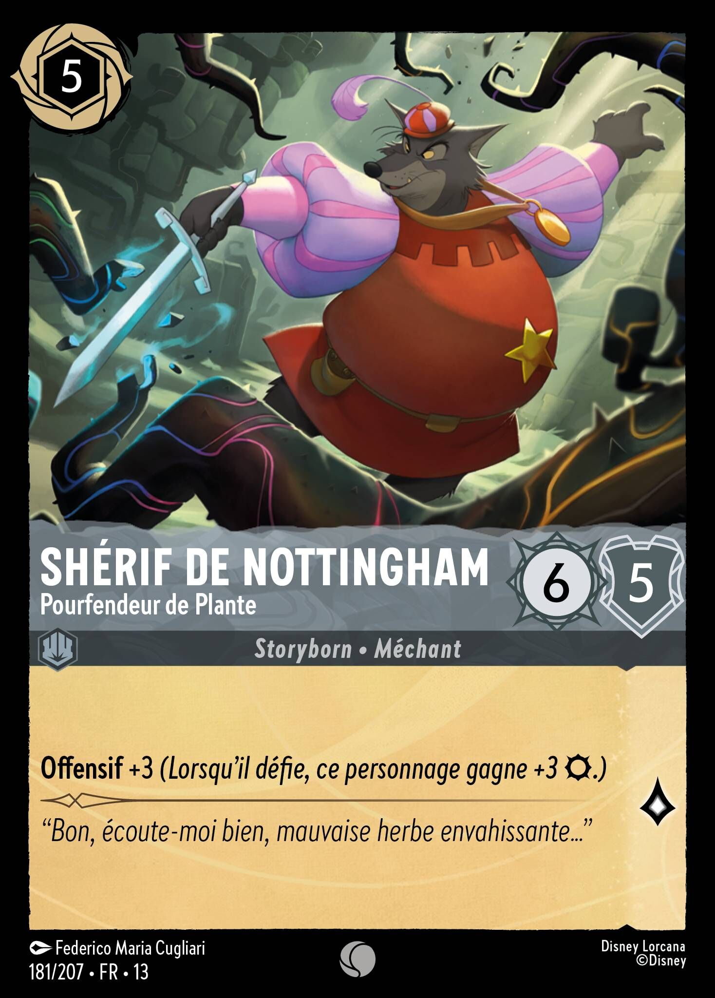 Attack of the Vine! - 181/207 Sheriff of Nottingham - Vine Slayer C