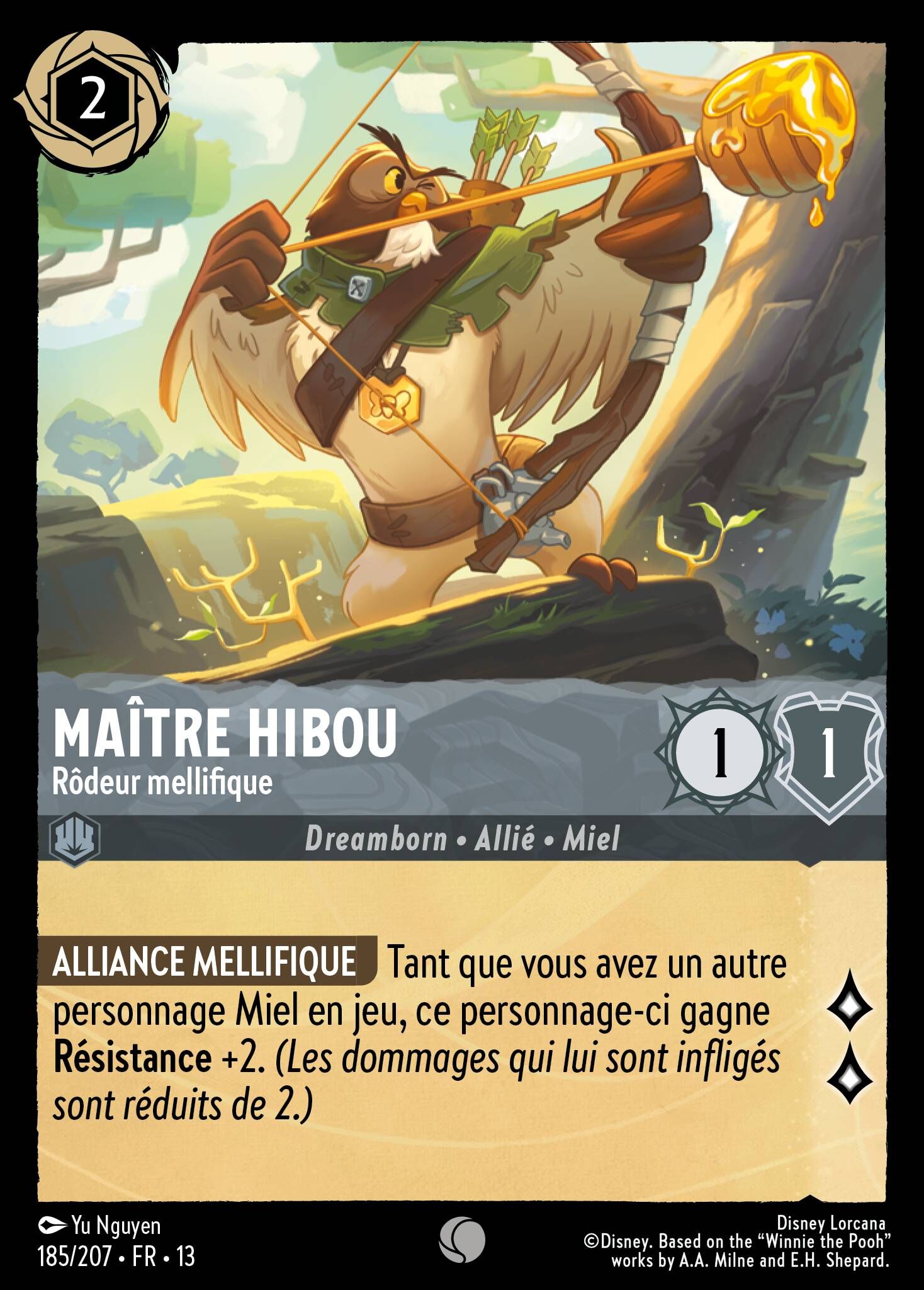 Attack of the Vine! - 185/207 Owl - Hunny Ranger C