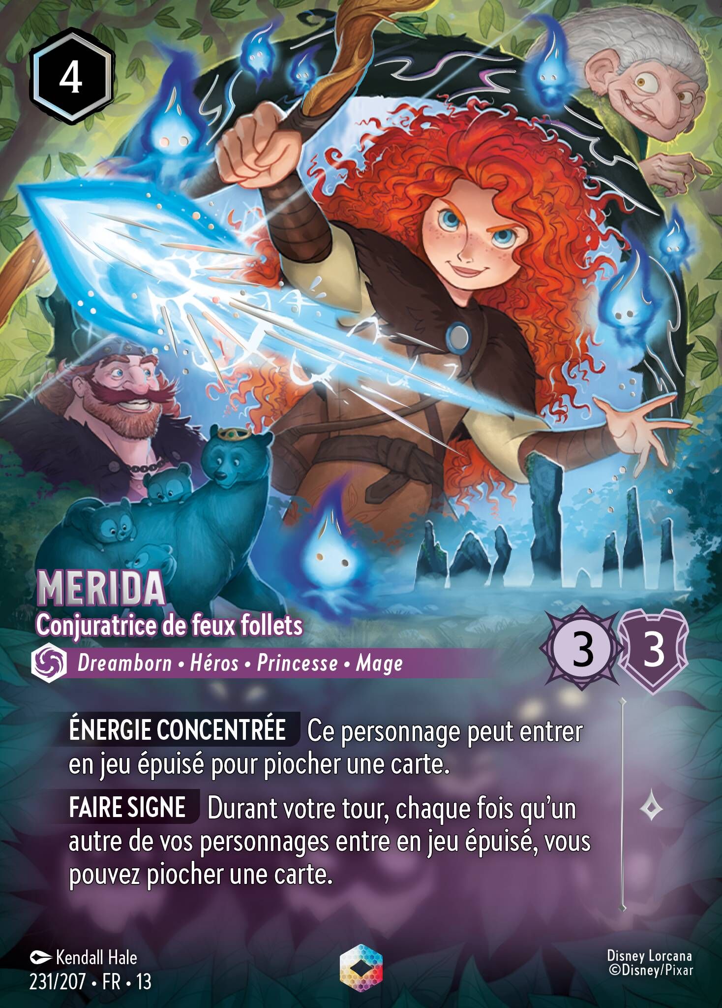 Attack of the Vine! - 231/207 Merida - Wisp Conjurer E