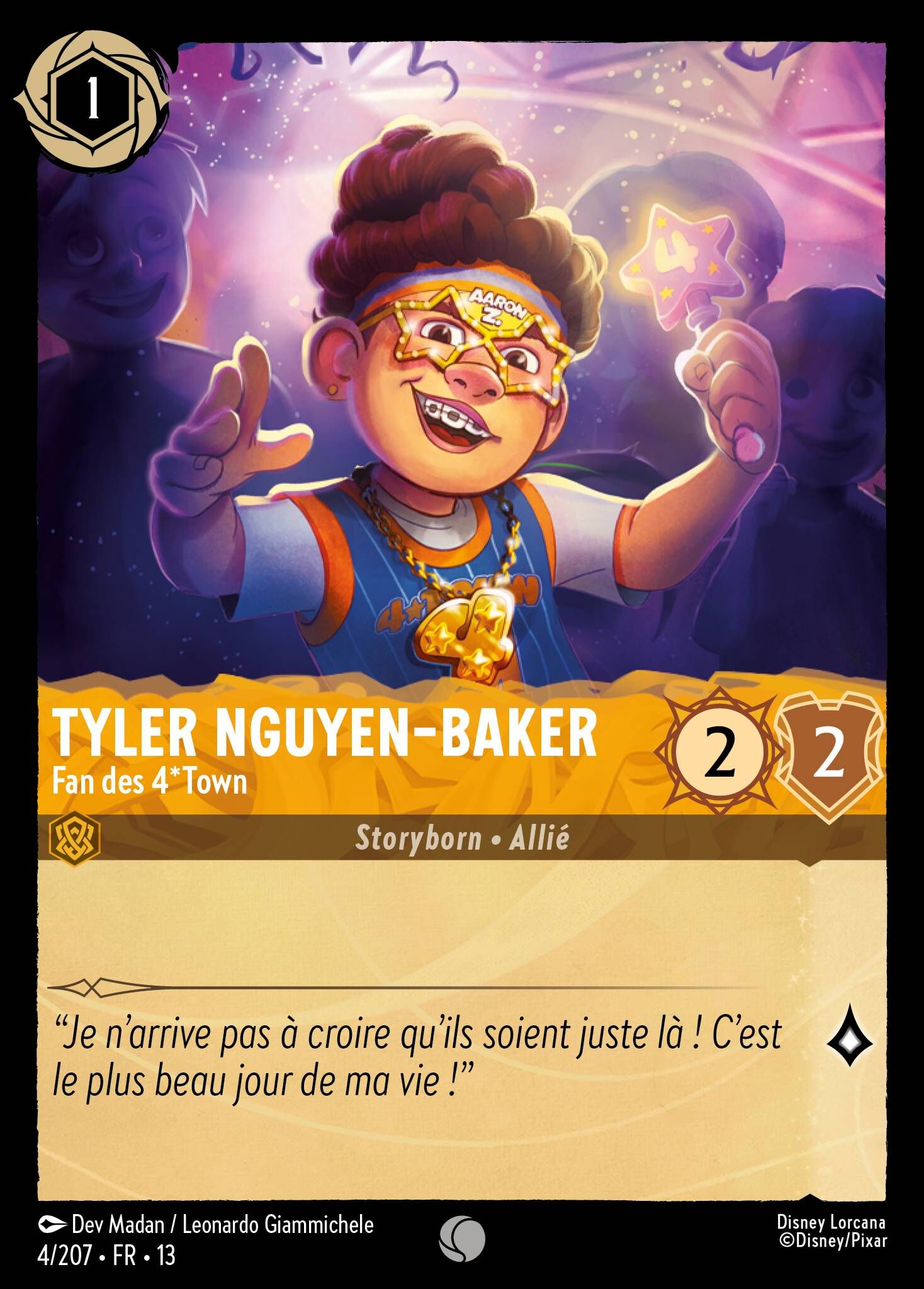Attack of the Vine! - 4/207 Tyler Nguyen-Baker – 4*Town Fan (Foil) C