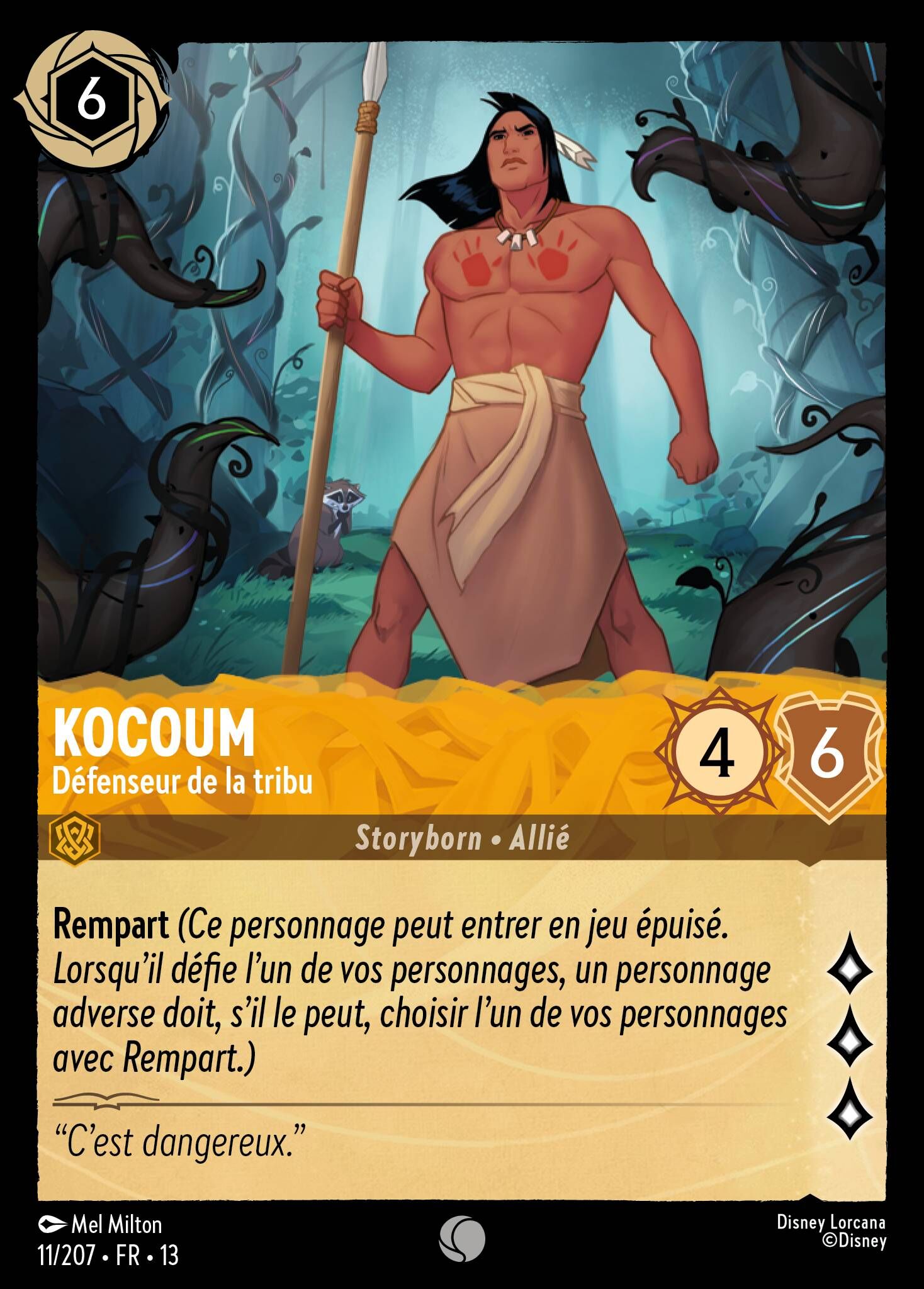 Attack of the Vine! - 11/207 Kocoum – Defender of the Tribe (Foil) C