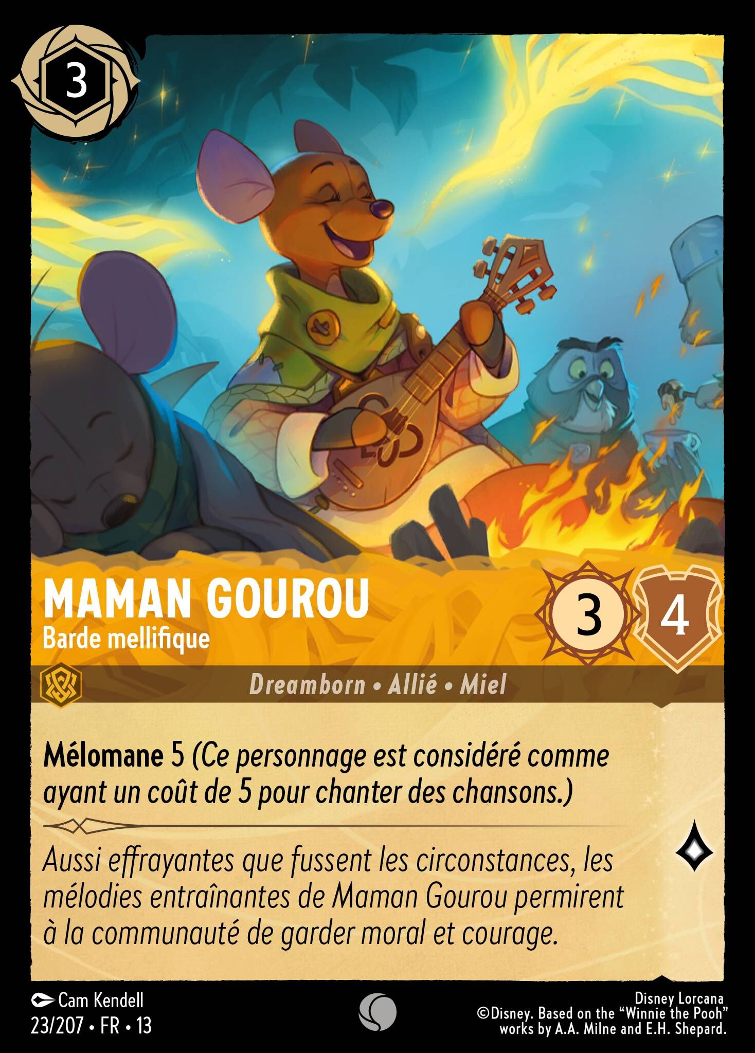 Attack of the Vine! - 23/207 Kanga – Hunny Bard (Foil) C