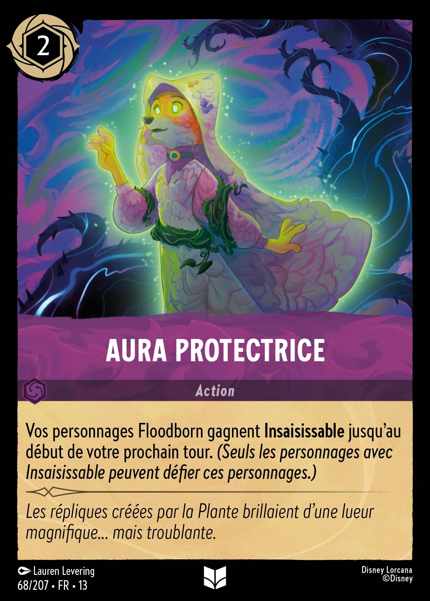 Attack of the Vine! - 68/207 Protective Aura (Foil) UC