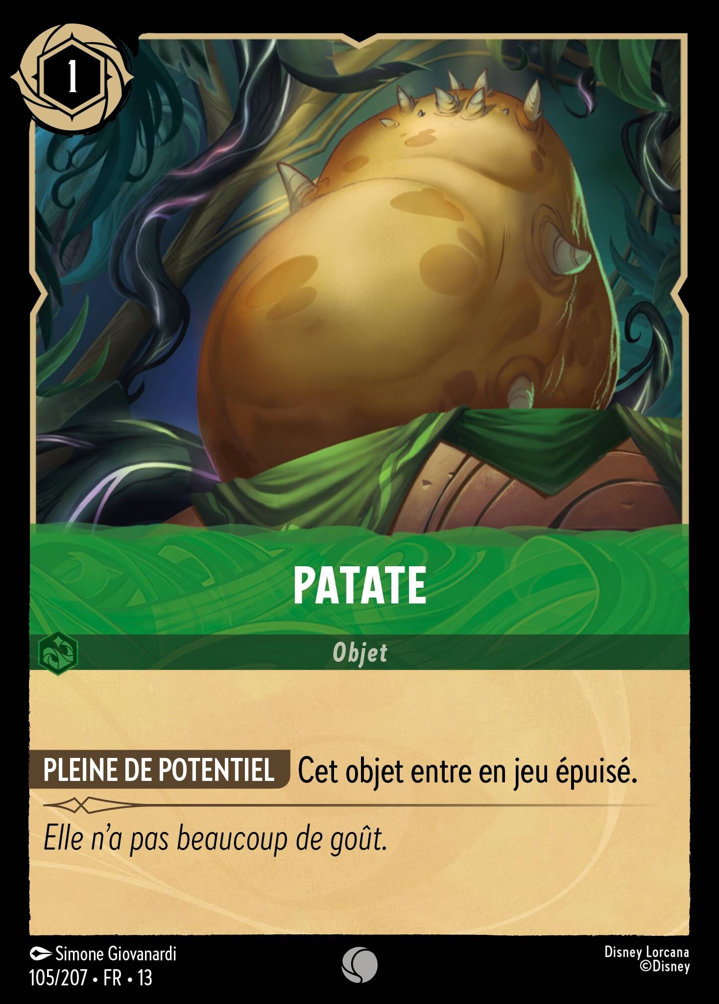 Attack of the Vine! - 105/207 Potato (Foil) C