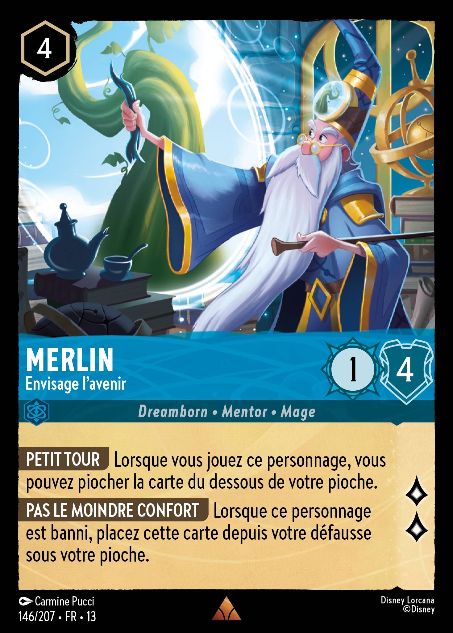 Attack of the Vine! - 146/207 Merlin - Envisioning the Future (Foil) R