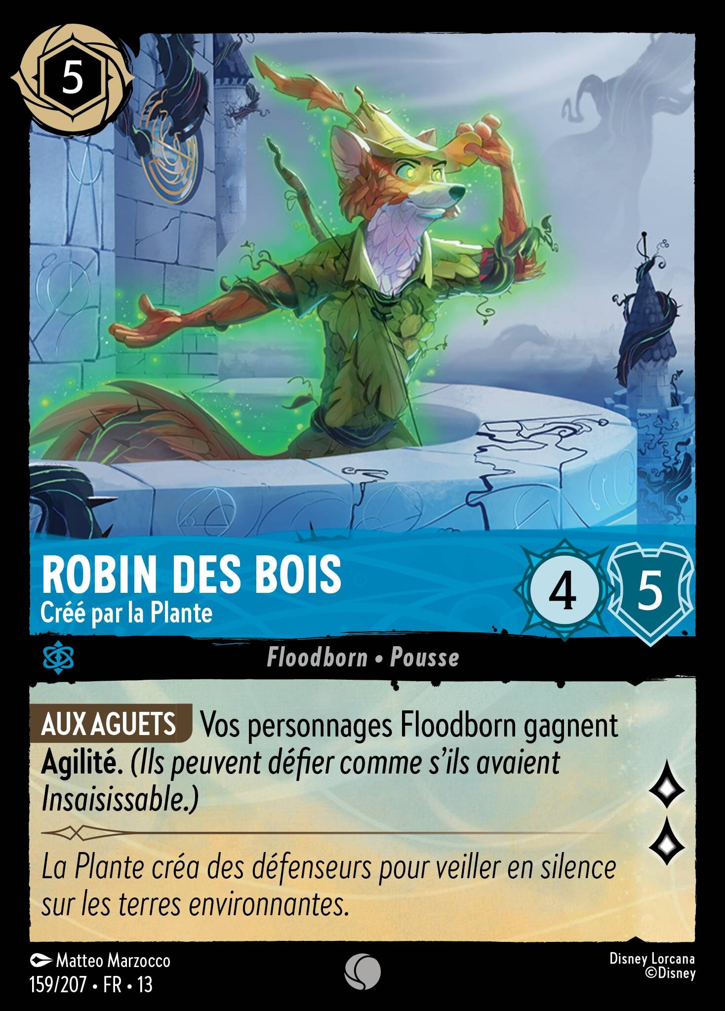 Attack of the Vine! - 159/207 Robin Hood - Created by the Vine (Foil) C
